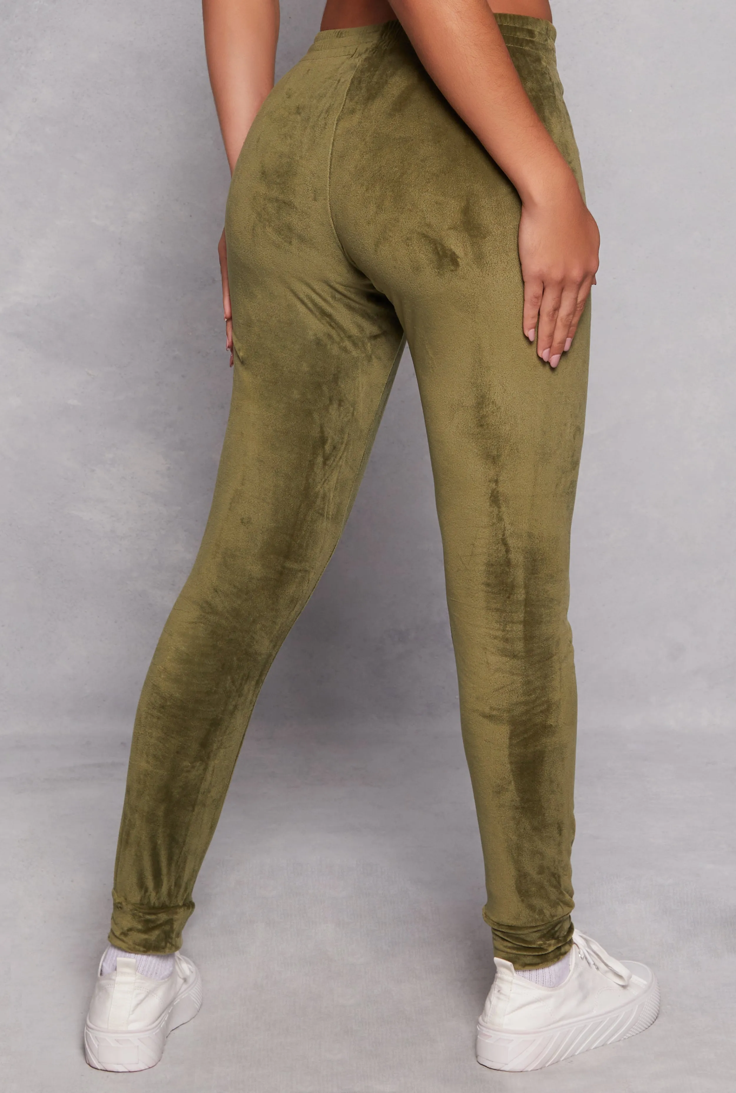 Velour High Waist Joggers sold by Rainbow product image thumbnail 3