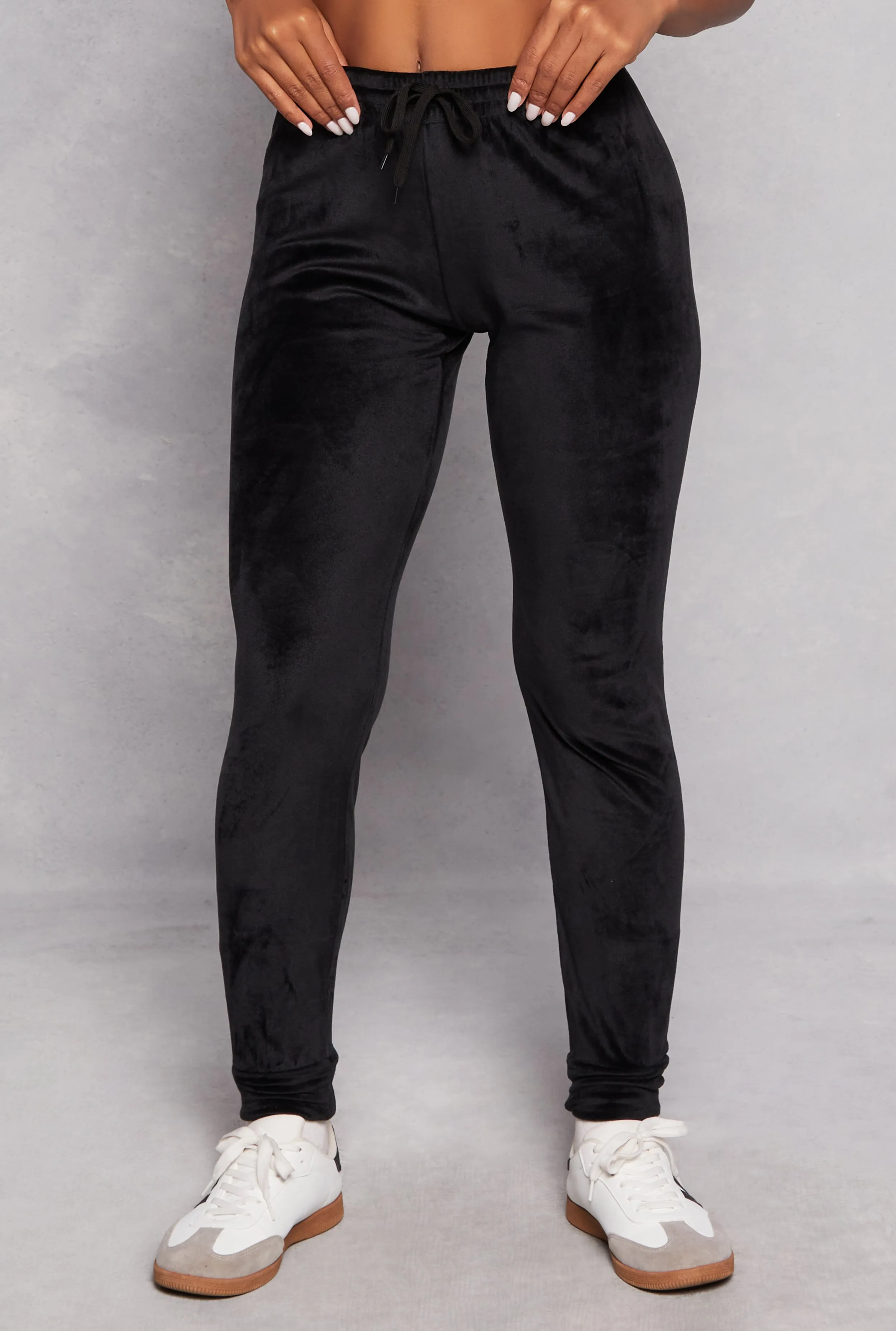 Velour High Waist Joggers sold by Rainbow product image thumbnail 2