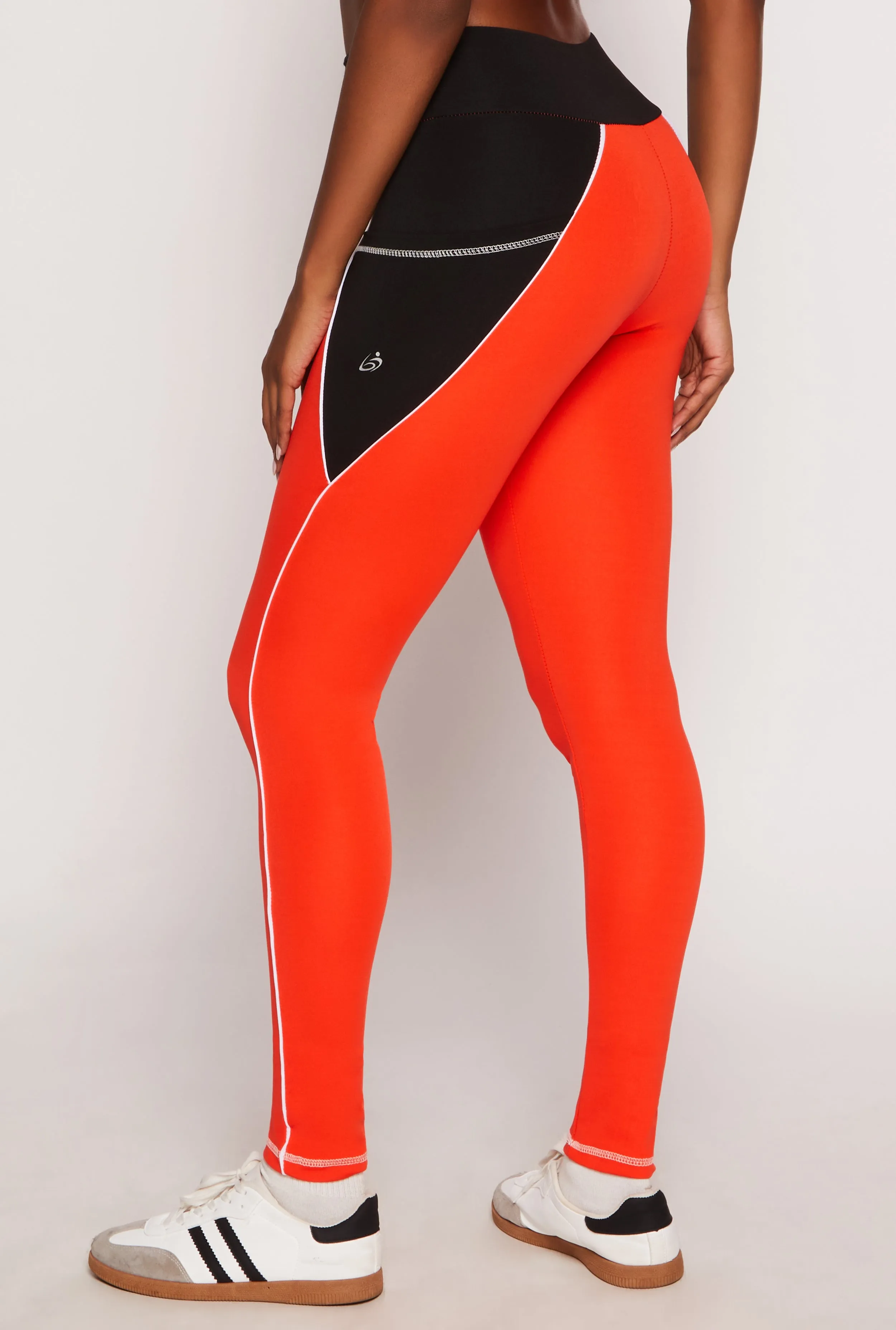 Contrast Piping Color Block Leggings sold by Rainbow product image thumbnail 3