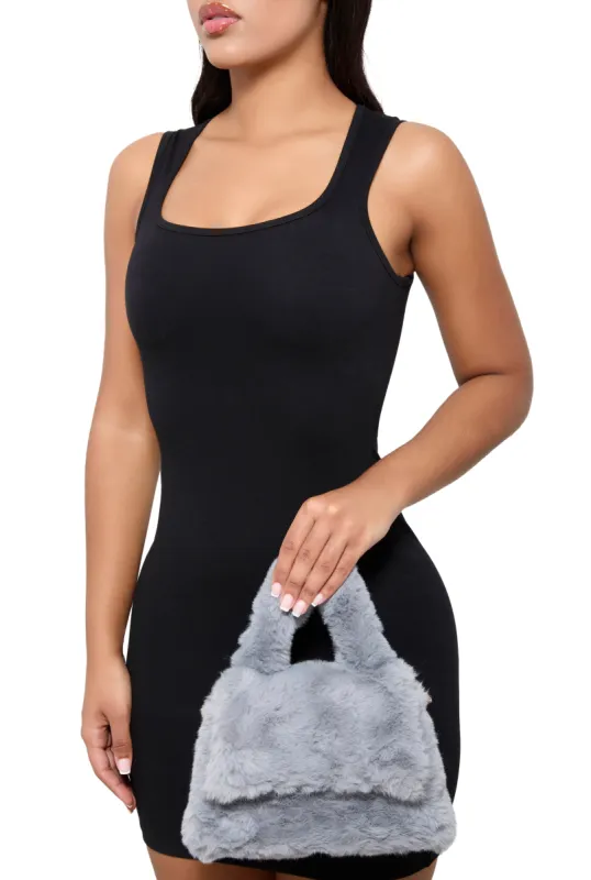 Faux Fur Convertible Handbag sold by Rainbow