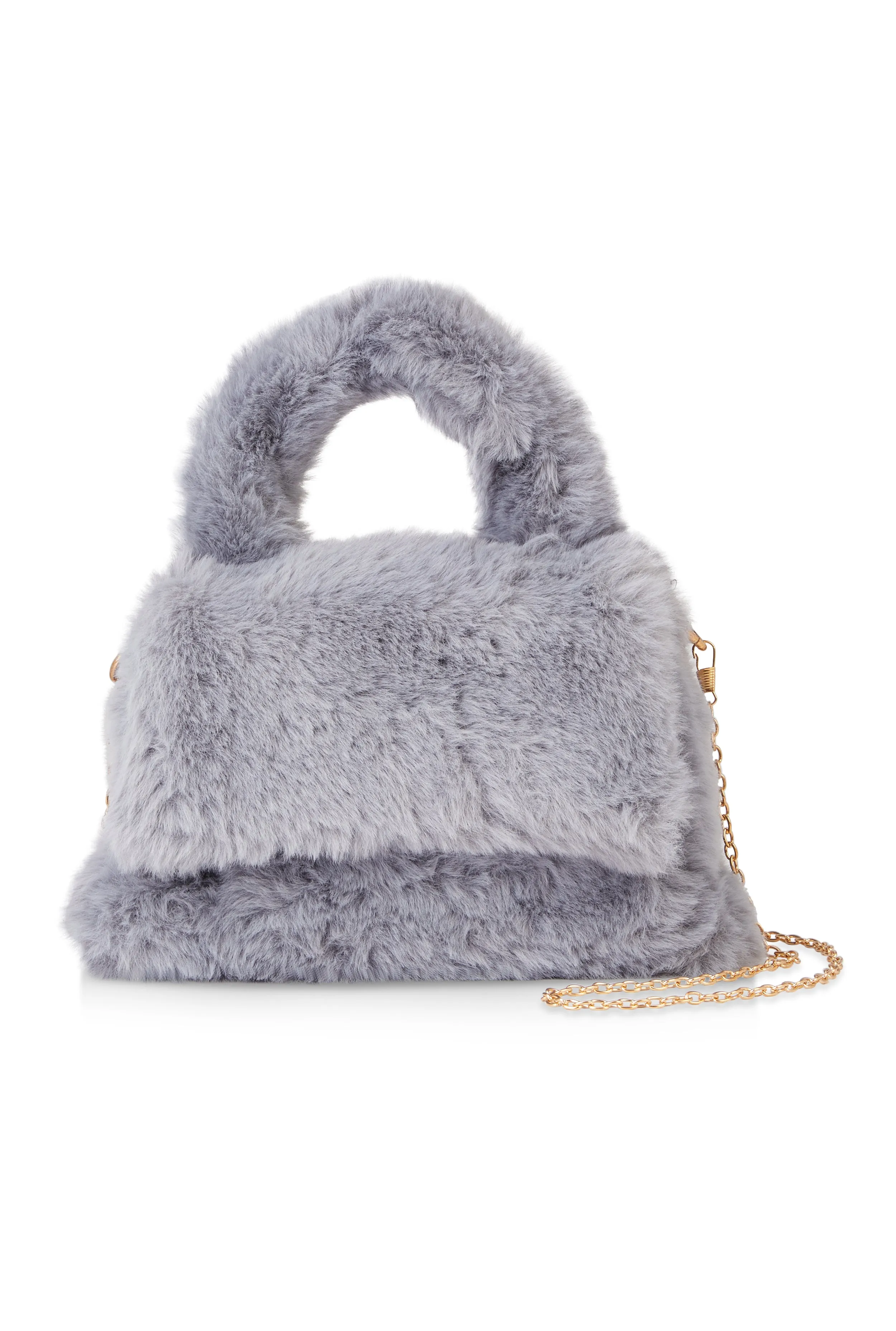 Faux Fur Convertible Handbag sold by Rainbow product image thumbnail 3
