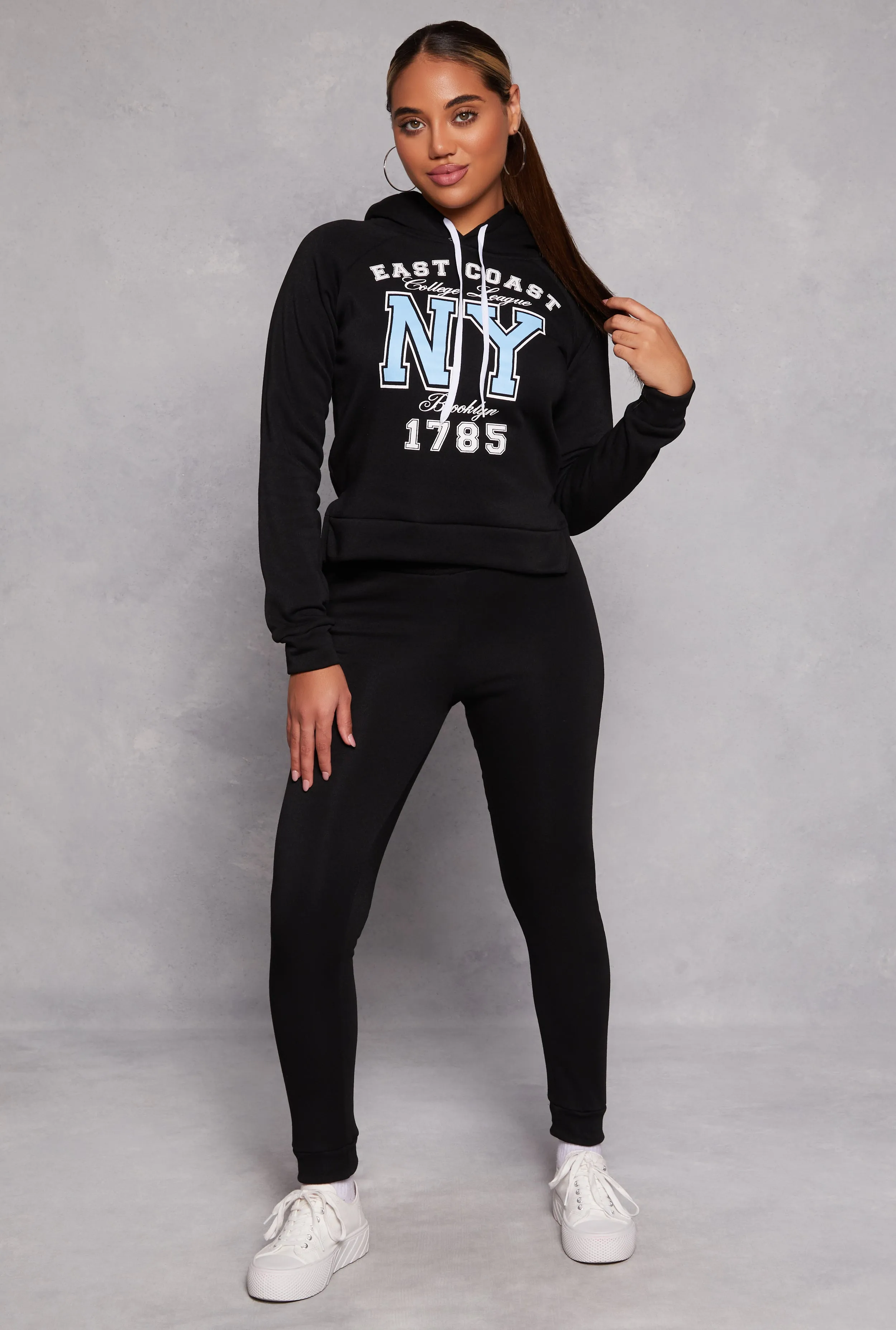 East Coast NY Graphic Pullover Hoodie sold by Rainbow product image thumbnail 2