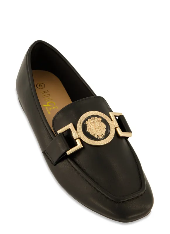 Lion Pendant Loafers sold by Rainbow