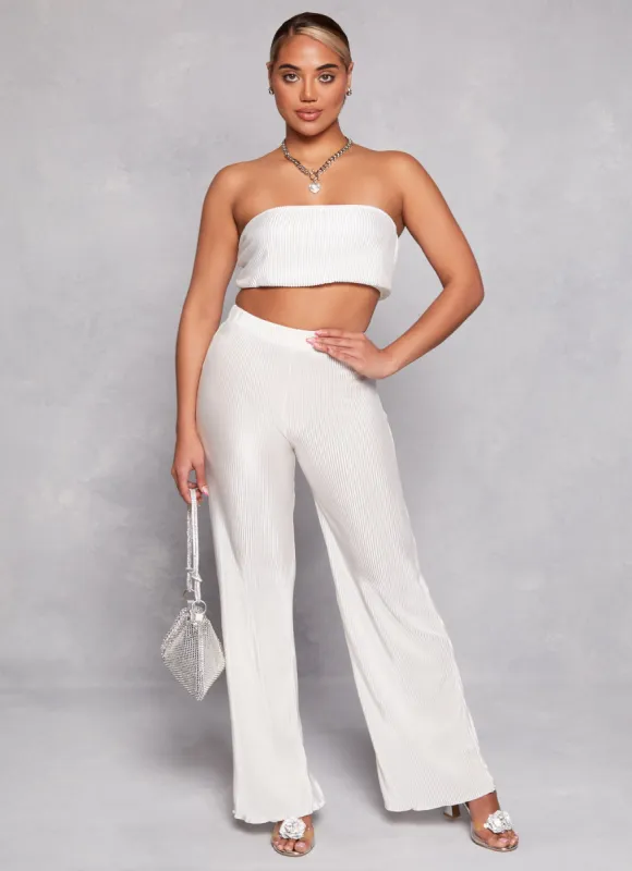 Plisse High Waisted Pants sold by Rainbow