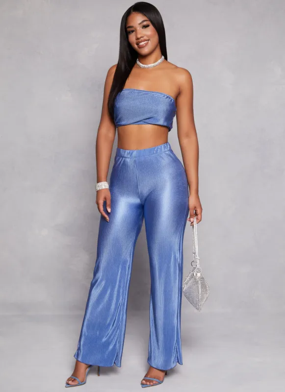 Plisse High Waisted Pants sold by Rainbow