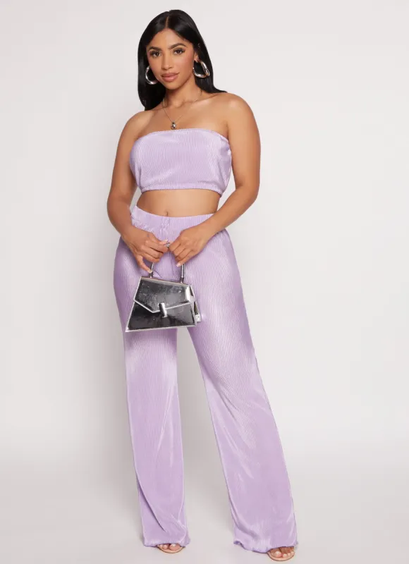 Plisse High Waisted Pants sold by Rainbow