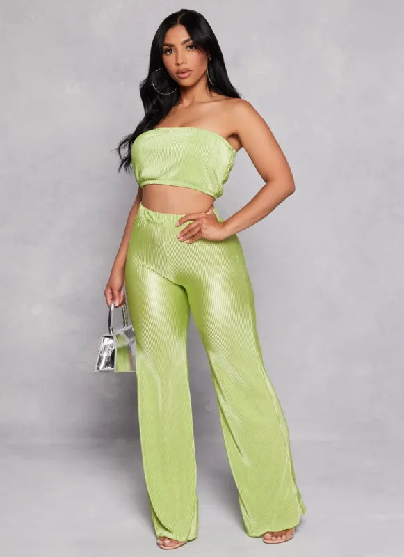Plisse High Waisted Pants sold by Rainbow