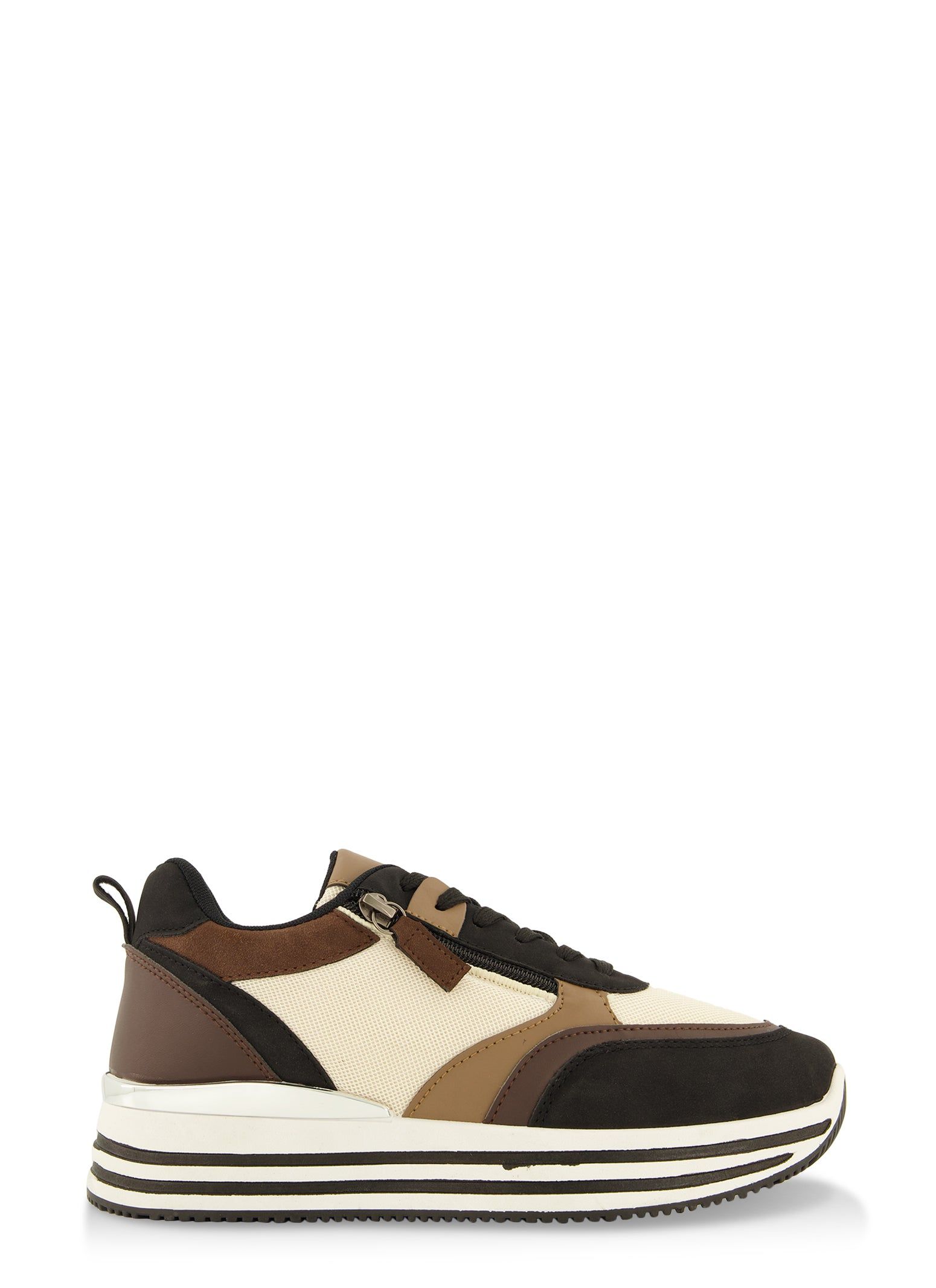 Color Blocked Platform Sneakers sold by Rainbow product image thumbnail 2