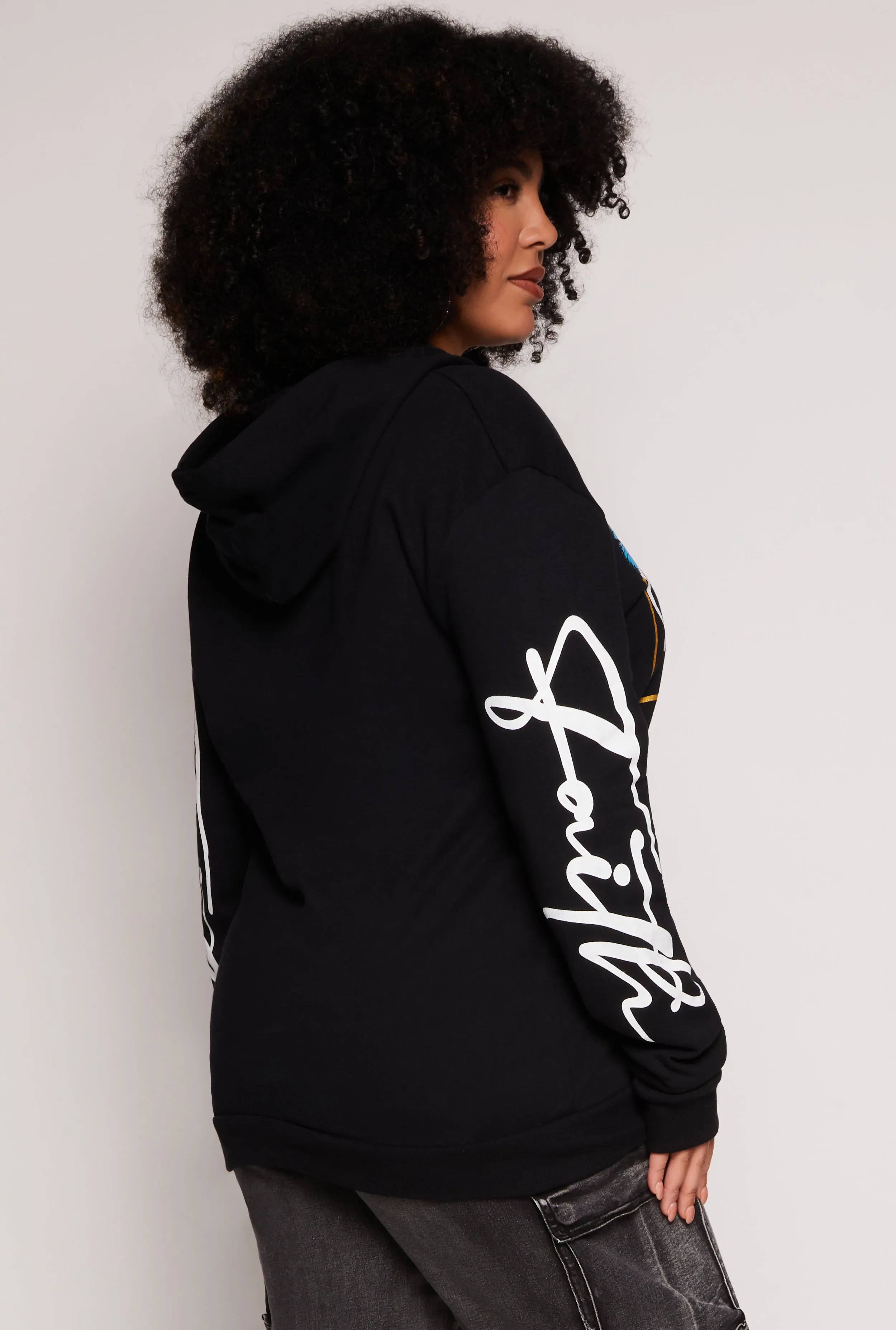 Plus Size Faith Graphic Pullover Hoodie sold by Rainbow product image thumbnail 3