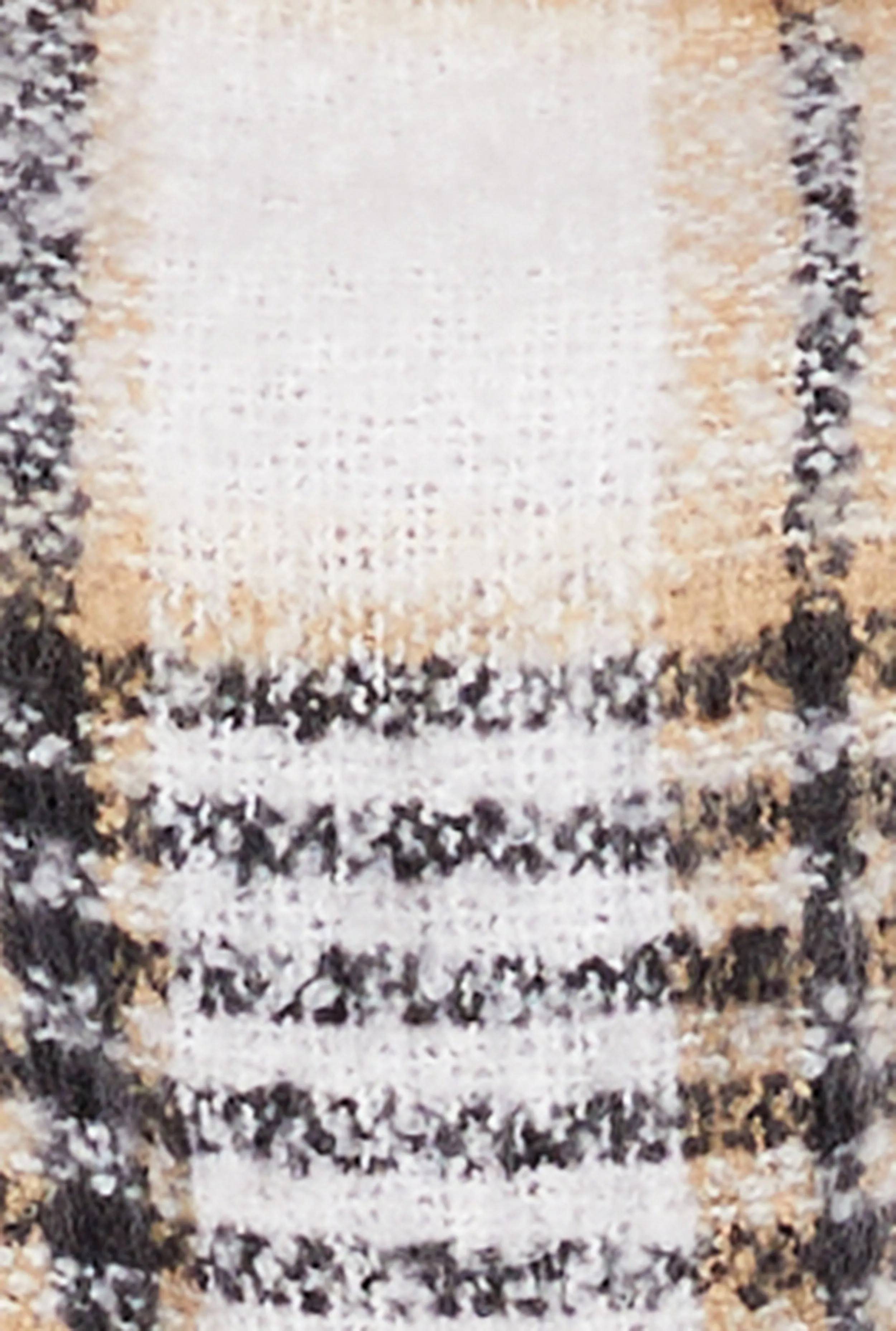 Bocule Plaid Turtleneck Poncho sold by Rainbow product image thumbnail 4