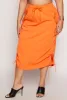 Plus Size Cargo Midi Skirt sold by Rainbow