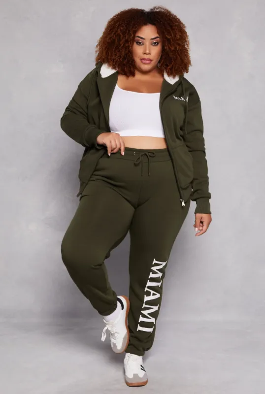 Plus Size City Graphic Sweatpants sold by Rainbow