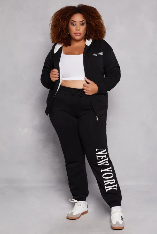 Plus Size City Graphic Sweatpants sold by Rainbow