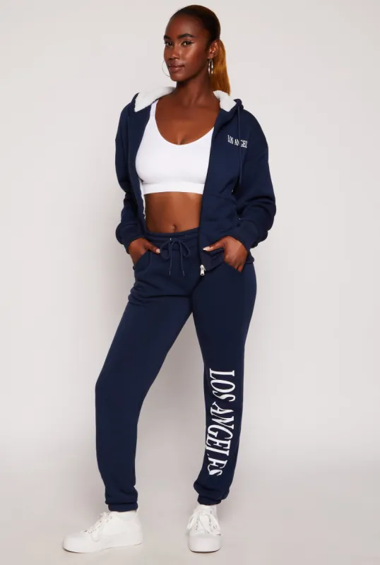 City Graphic Drawstring Joggers sold by Rainbow