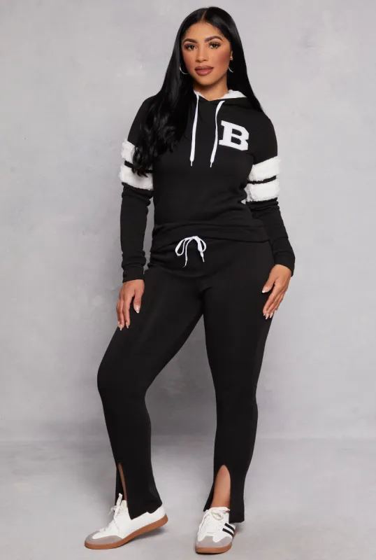 Fleece Split Hem Sweatpants sold by Rainbow