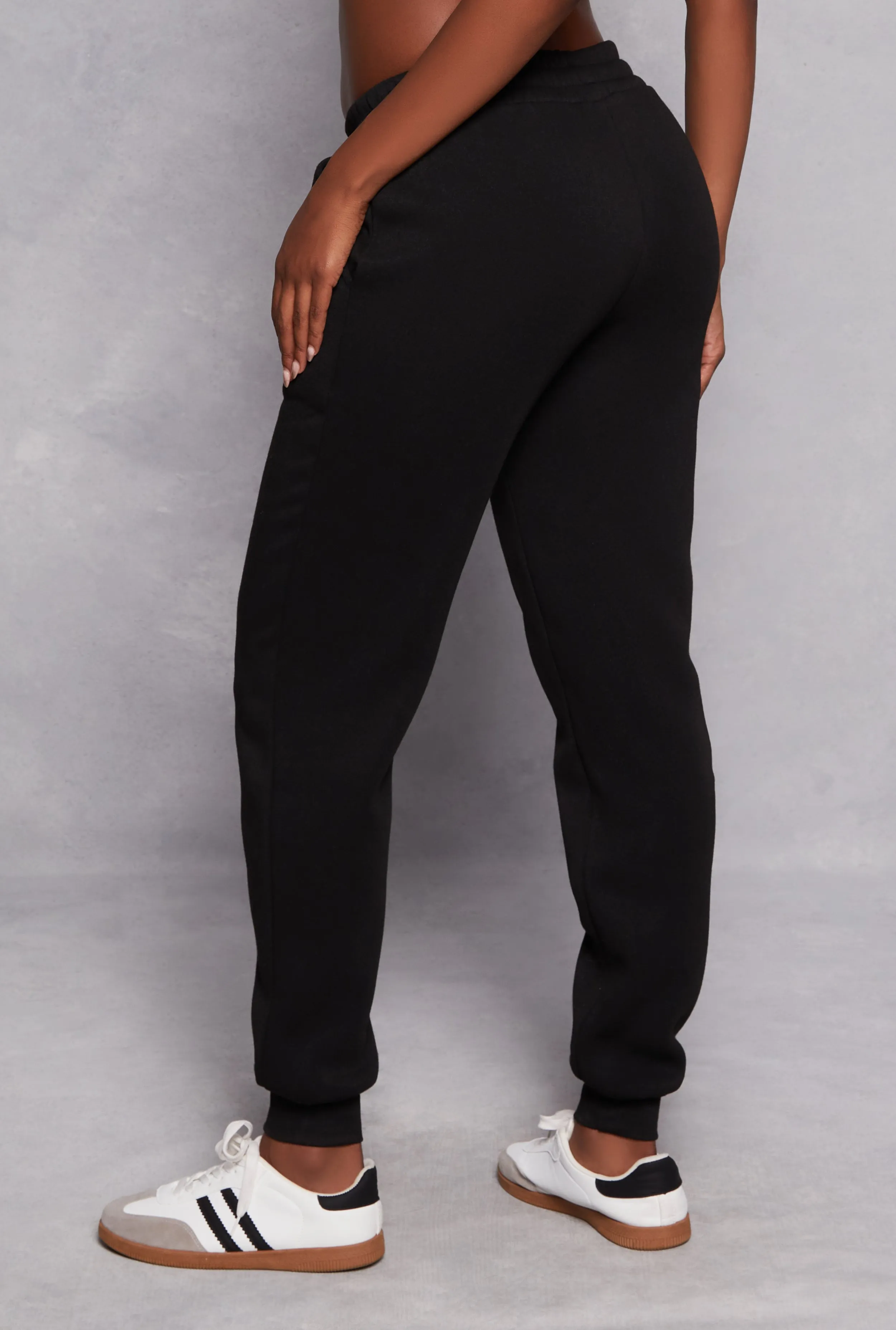 High Waisted Drawstring Joggers sold by Rainbow product image thumbnail 3