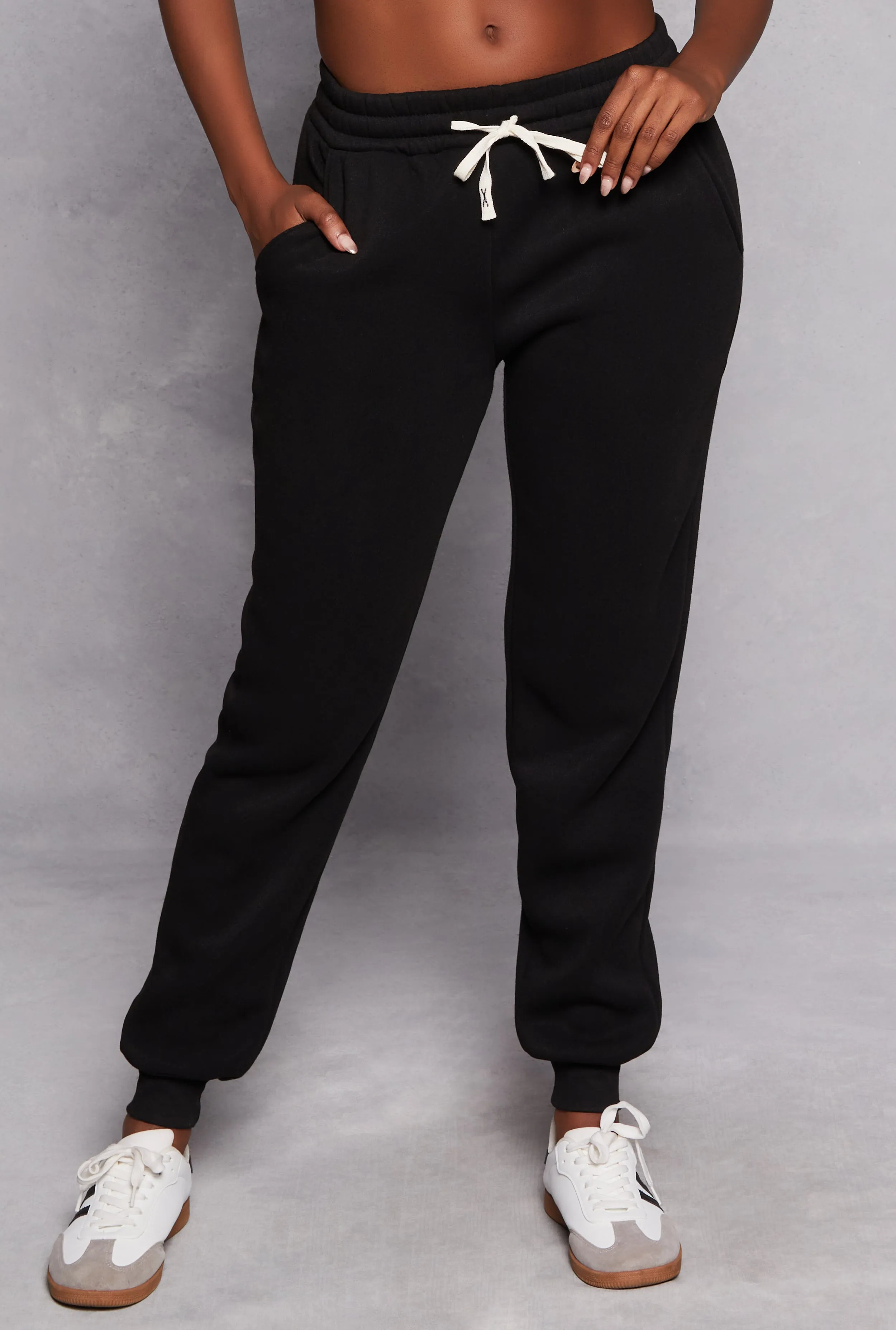 High Waisted Drawstring Joggers sold by Rainbow product image thumbnail 2