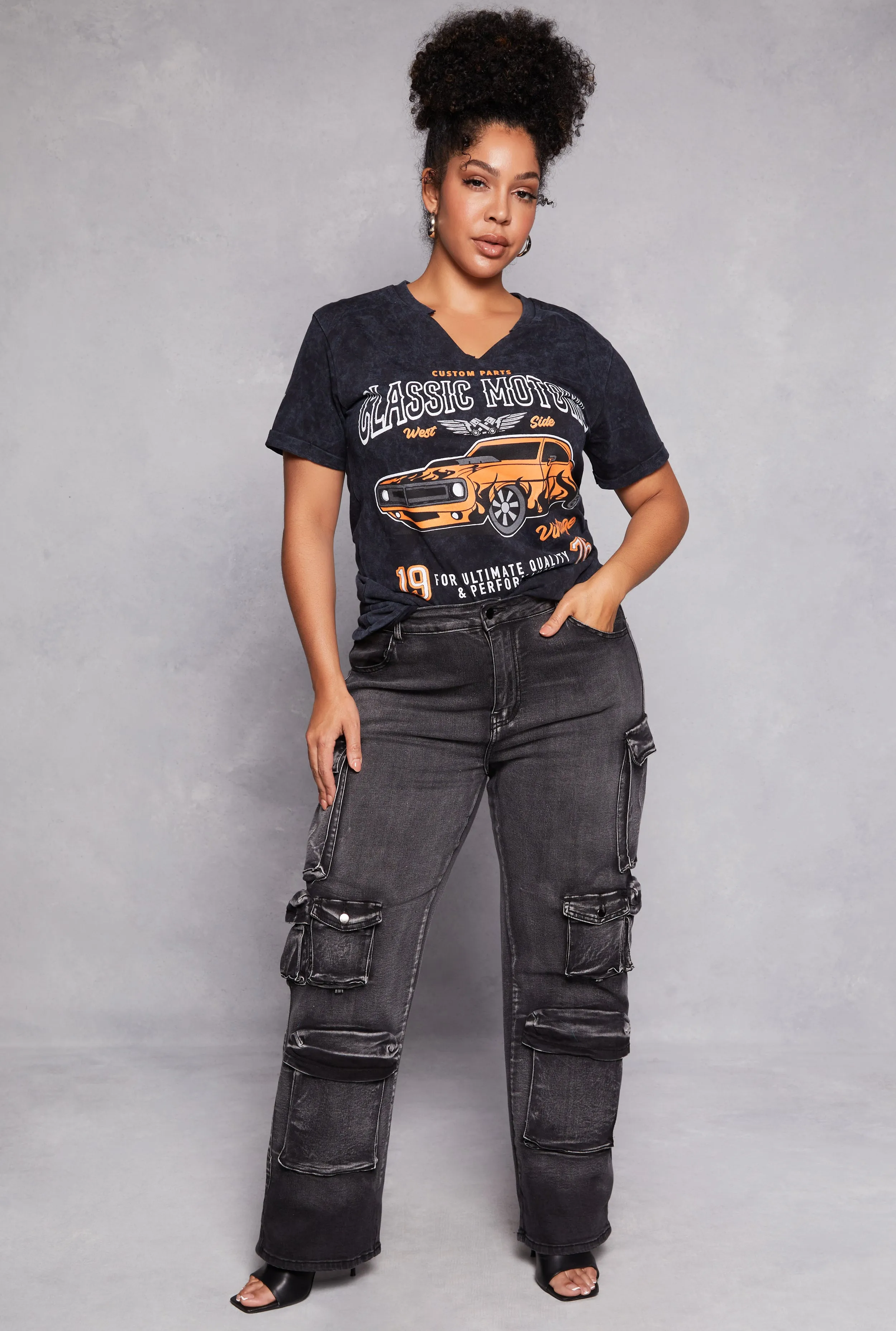 Plus Size Classic Motors Graphic Tee sold by Rainbow product image thumbnail 2