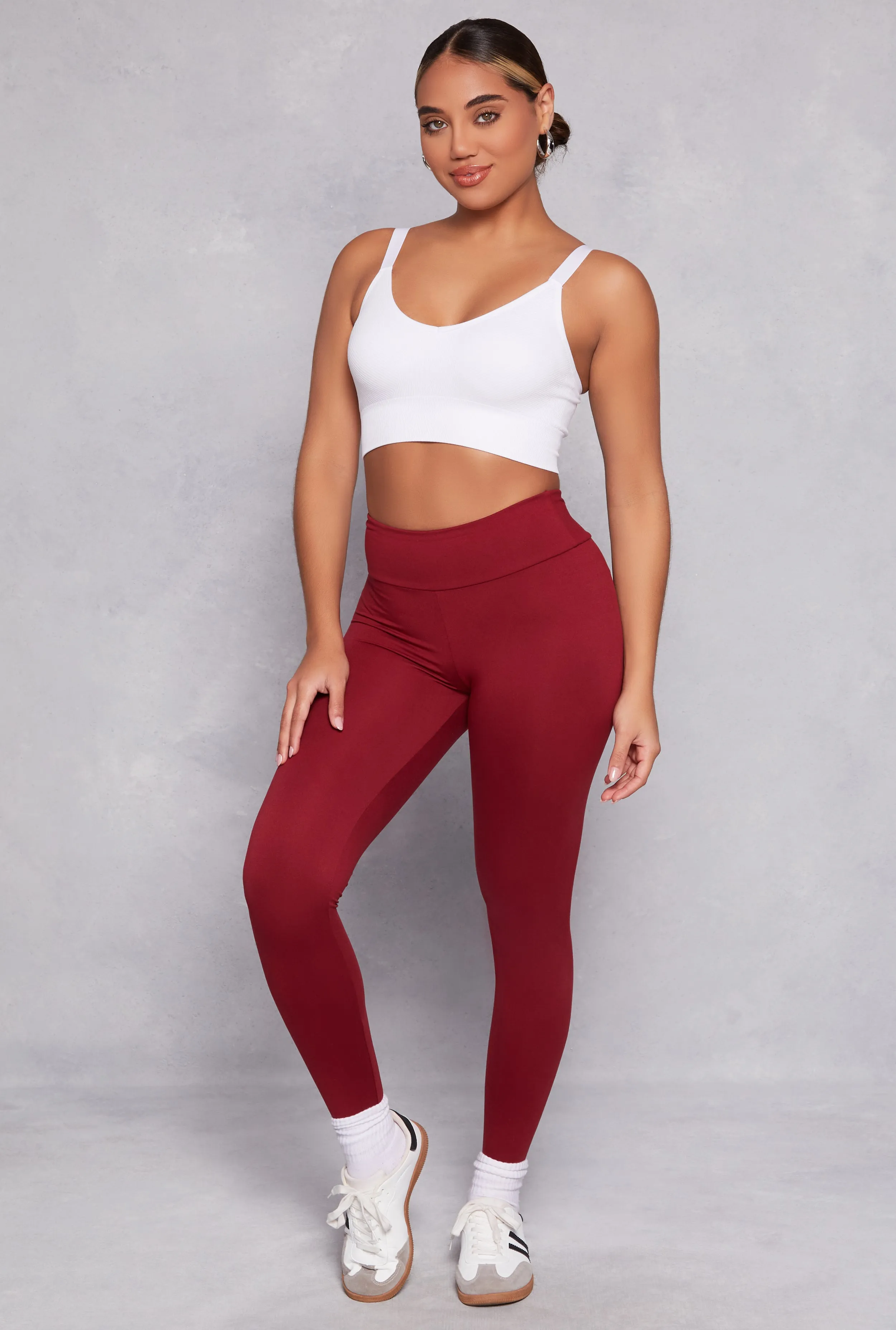 Brush Knit High Waisted Leggings sold by Rainbow