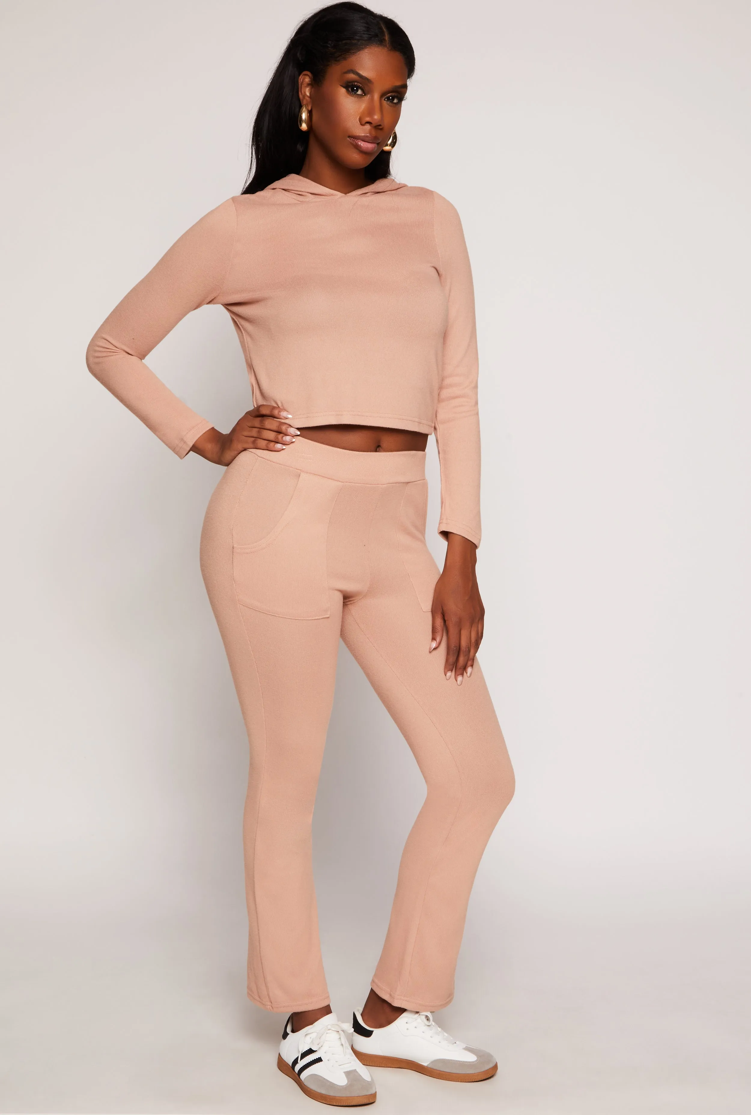 French Terry Flare Pants sold by Rainbow