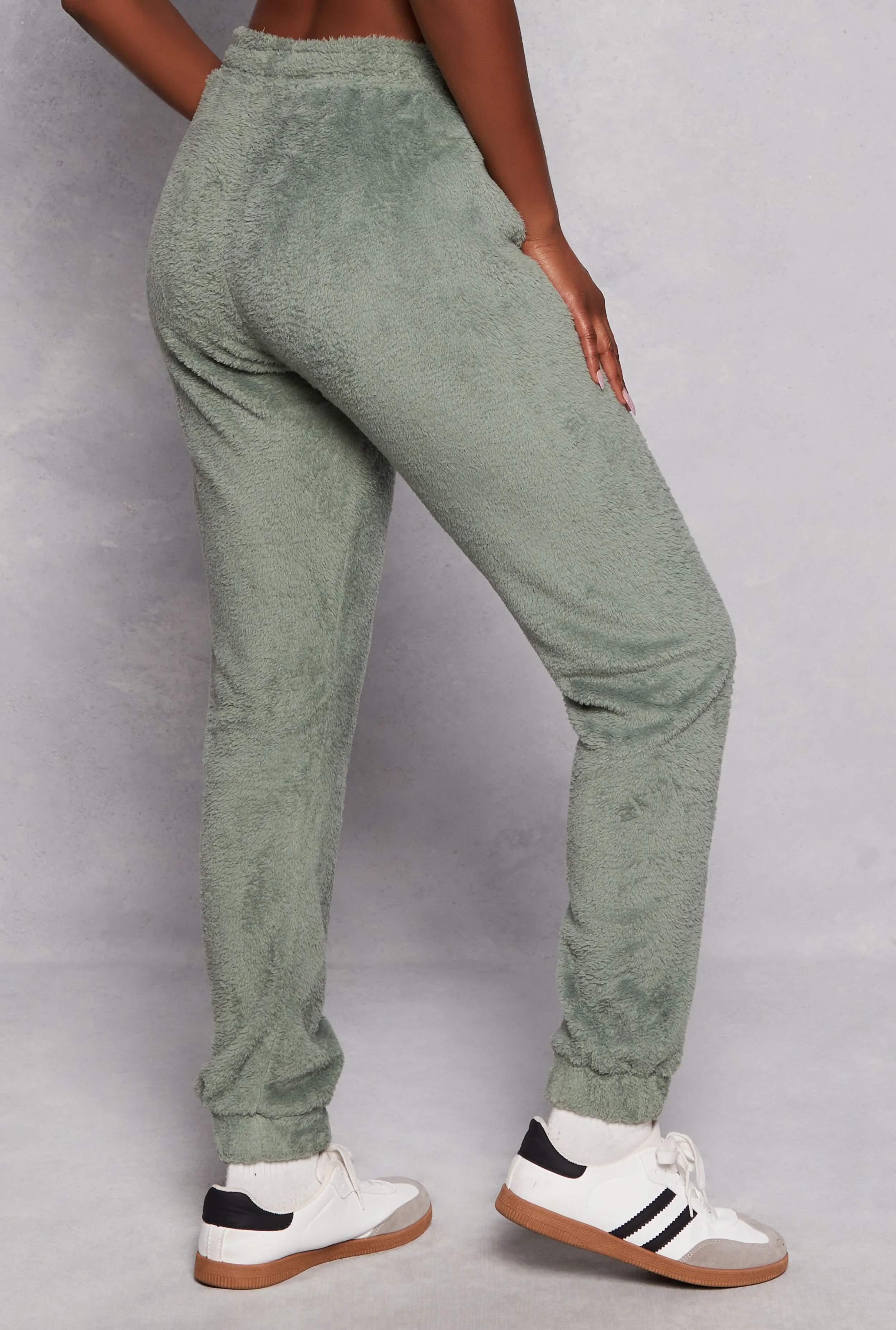 Plush Drawstring Joggers sold by Rainbow product image thumbnail 3