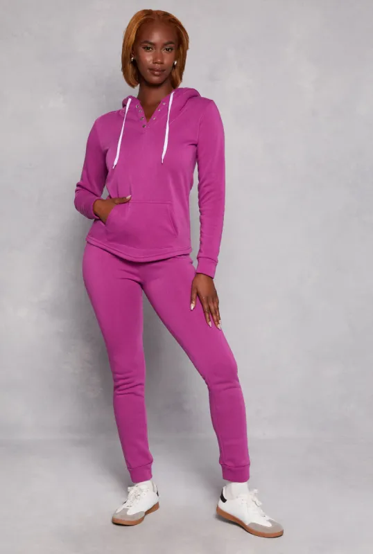 Fleece Drawstring Joggers sold by Rainbow