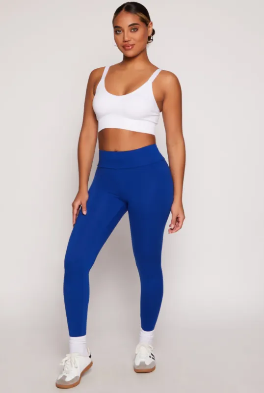 Brush Knit High Waisted Leggings sold by Rainbow