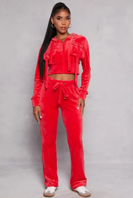 Velour Drawstring Pants sold by Rainbow