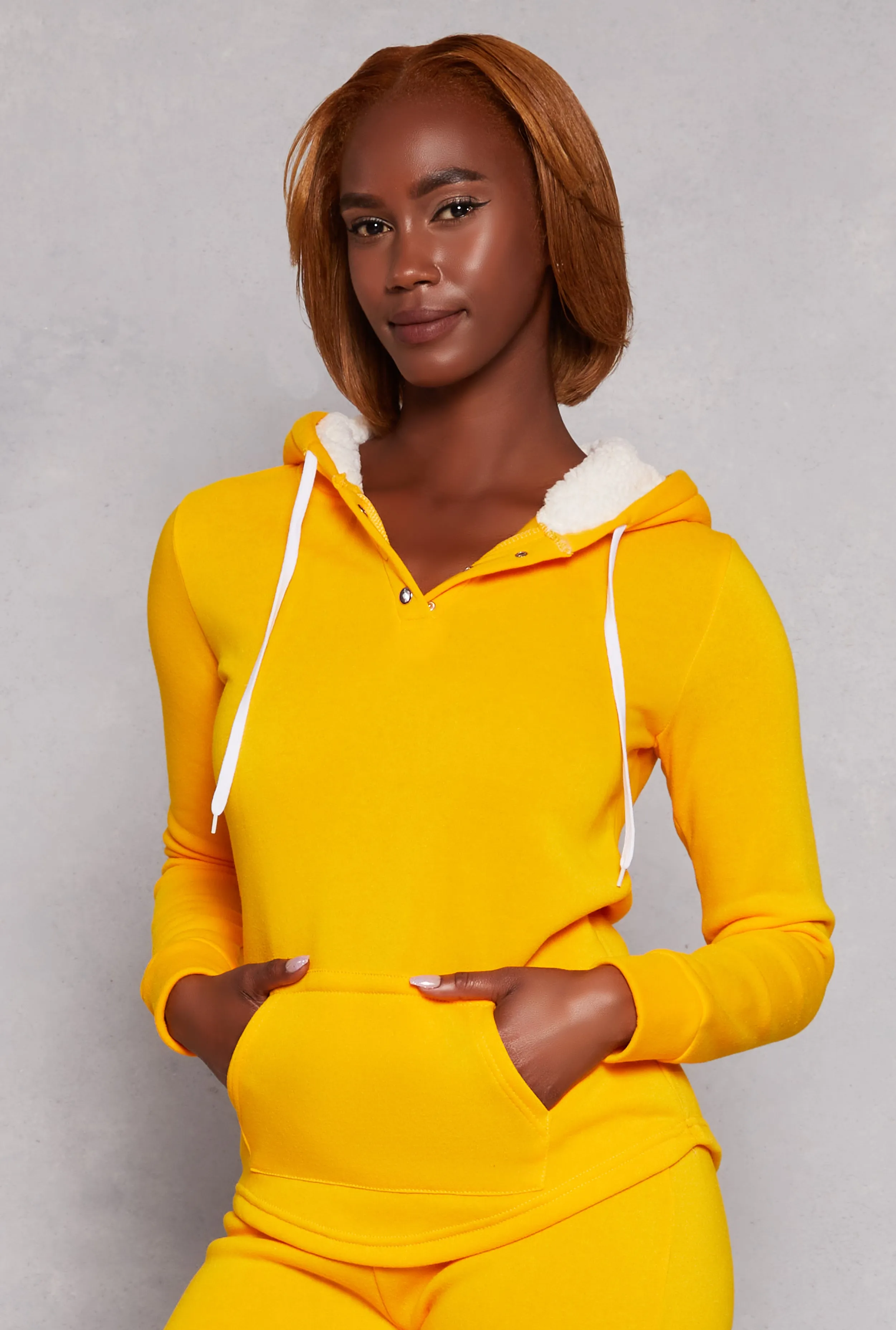 Fleece Sherpa Lined Hoodie sold by Rainbow