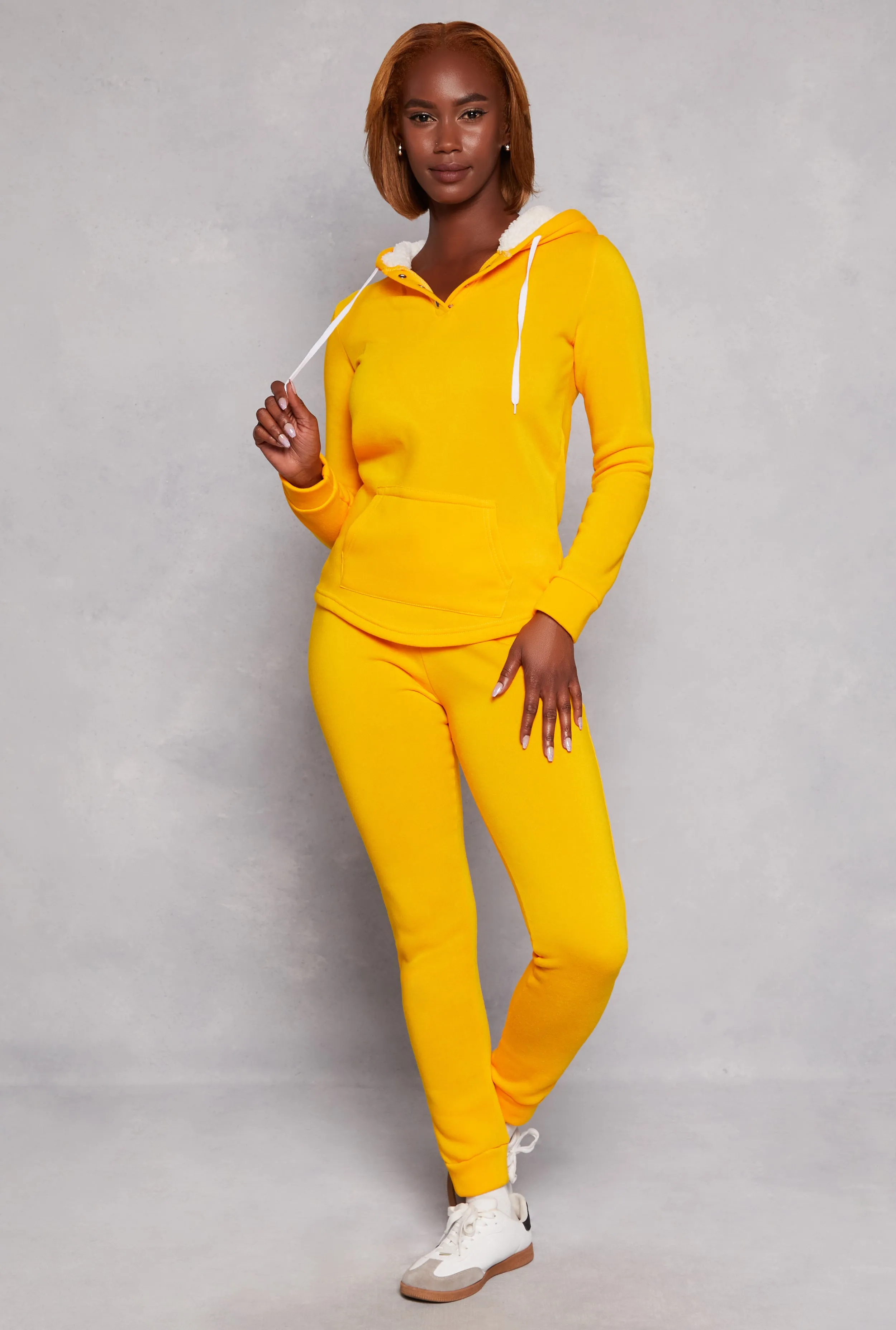 Fleece Sherpa Lined Hoodie sold by Rainbow product image thumbnail 2