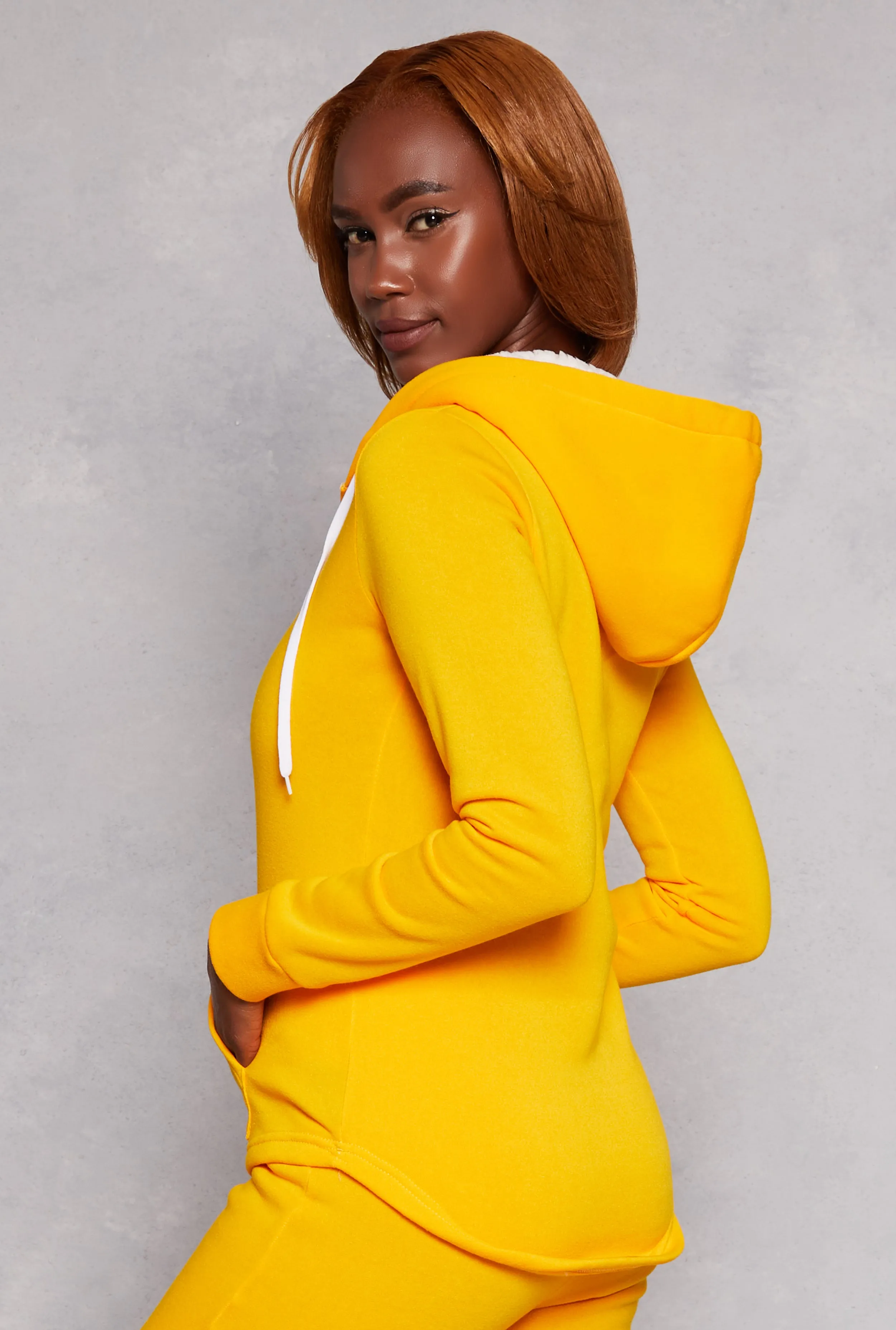 Fleece Sherpa Lined Hoodie sold by Rainbow product image thumbnail 3