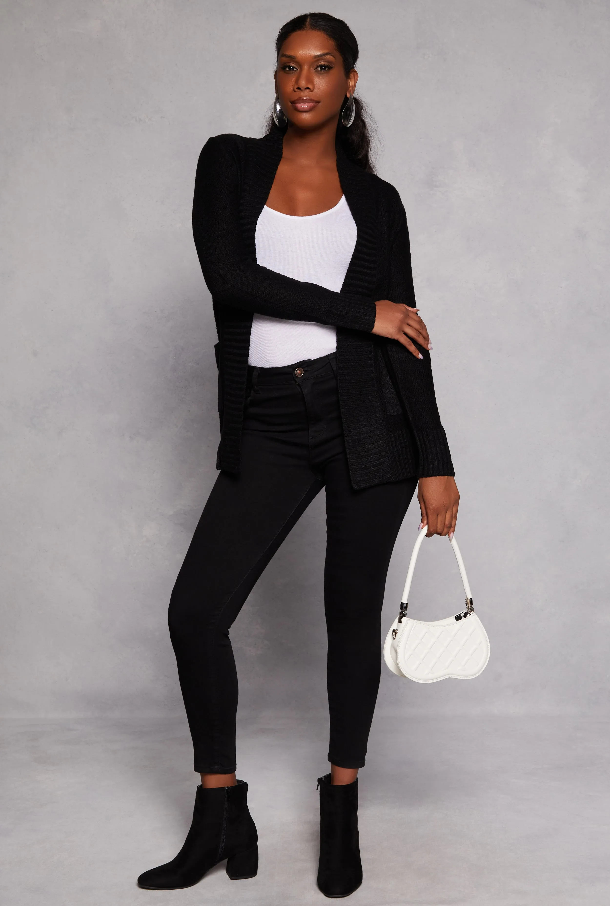 Open Front Pocket Cardigan sold by Rainbow product image thumbnail 2