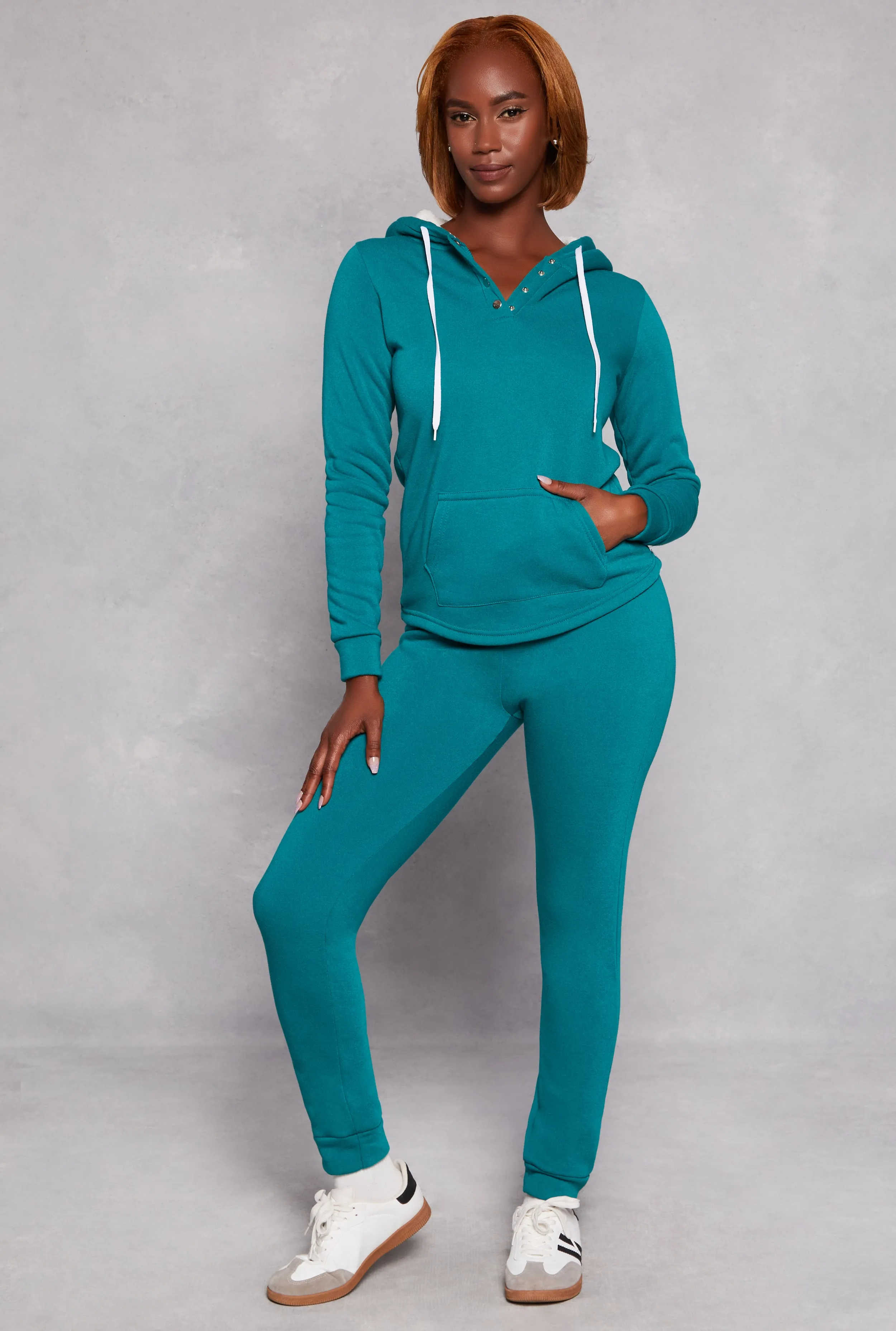 Fleece Sherpa Lined Hoodie sold by Rainbow product image thumbnail 2