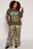 Plus Size Faith Graphic Pullover Hoodie sold by Rainbow