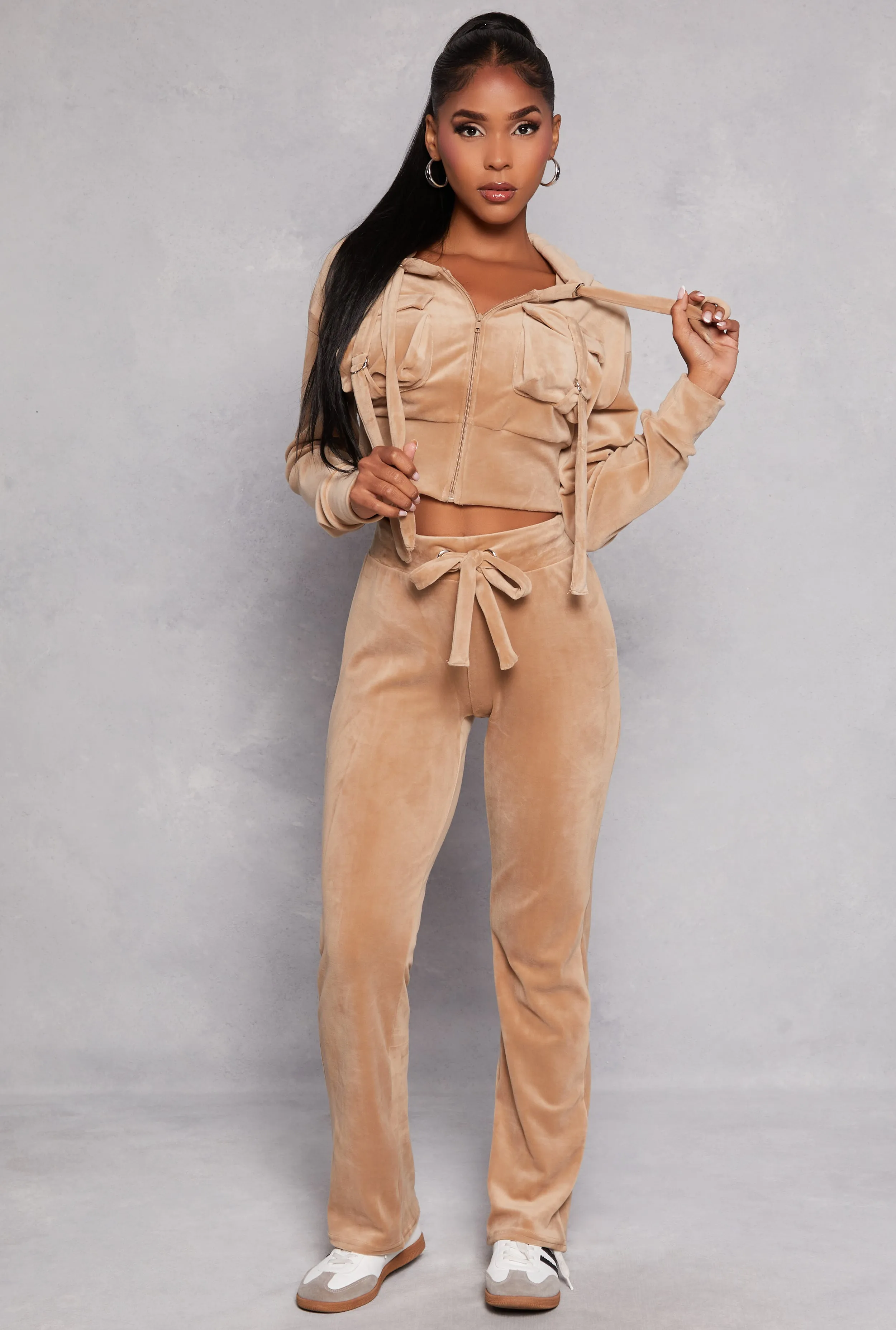 Velour Drawstring Pants sold by Rainbow