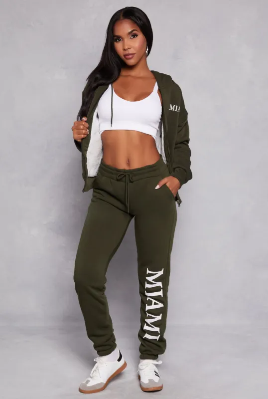 City Graphic Drawstring Joggers sold by Rainbow
