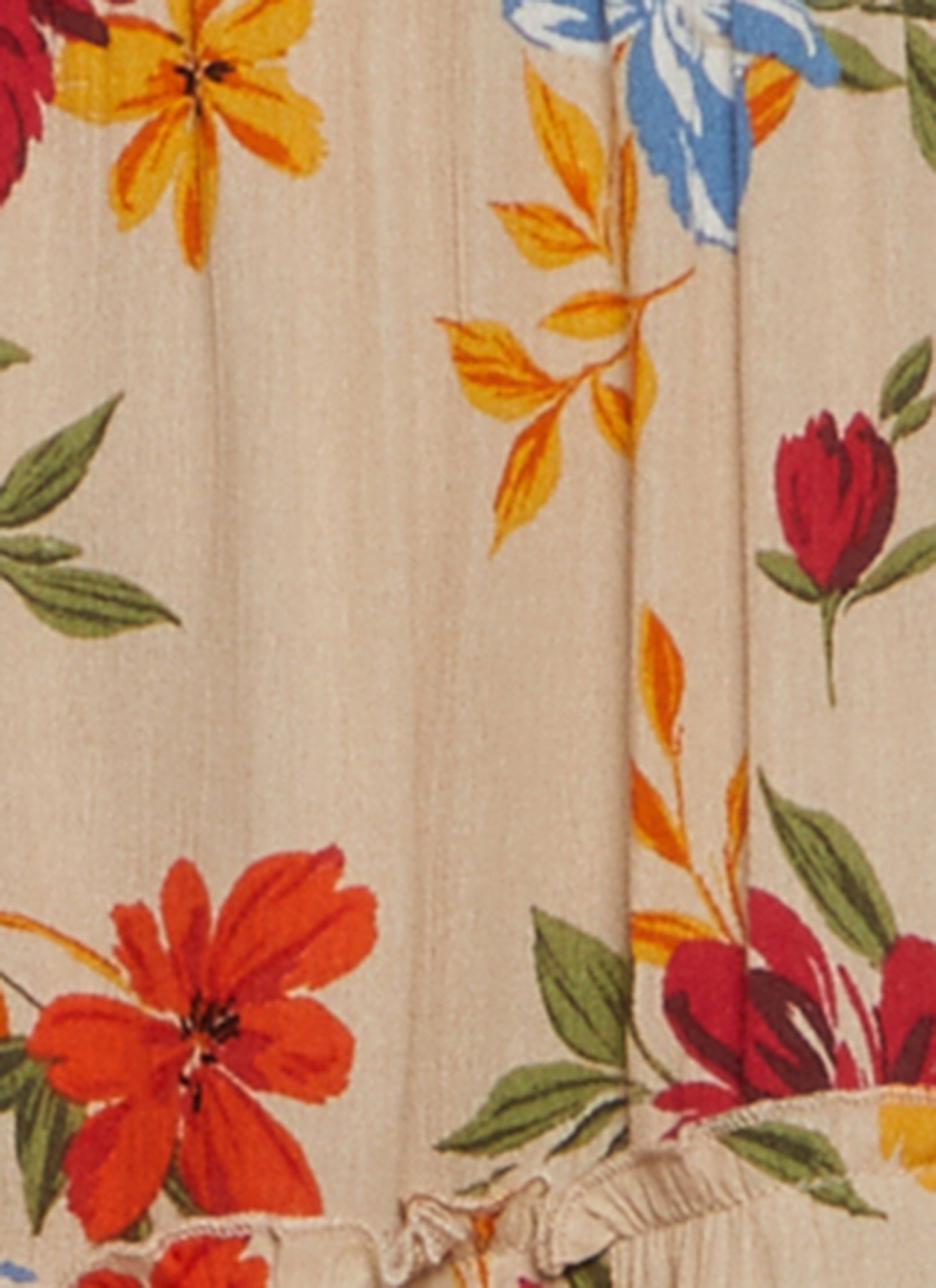 Floral Print Smocked Tiered Dress sold by Rainbow product image thumbnail 4