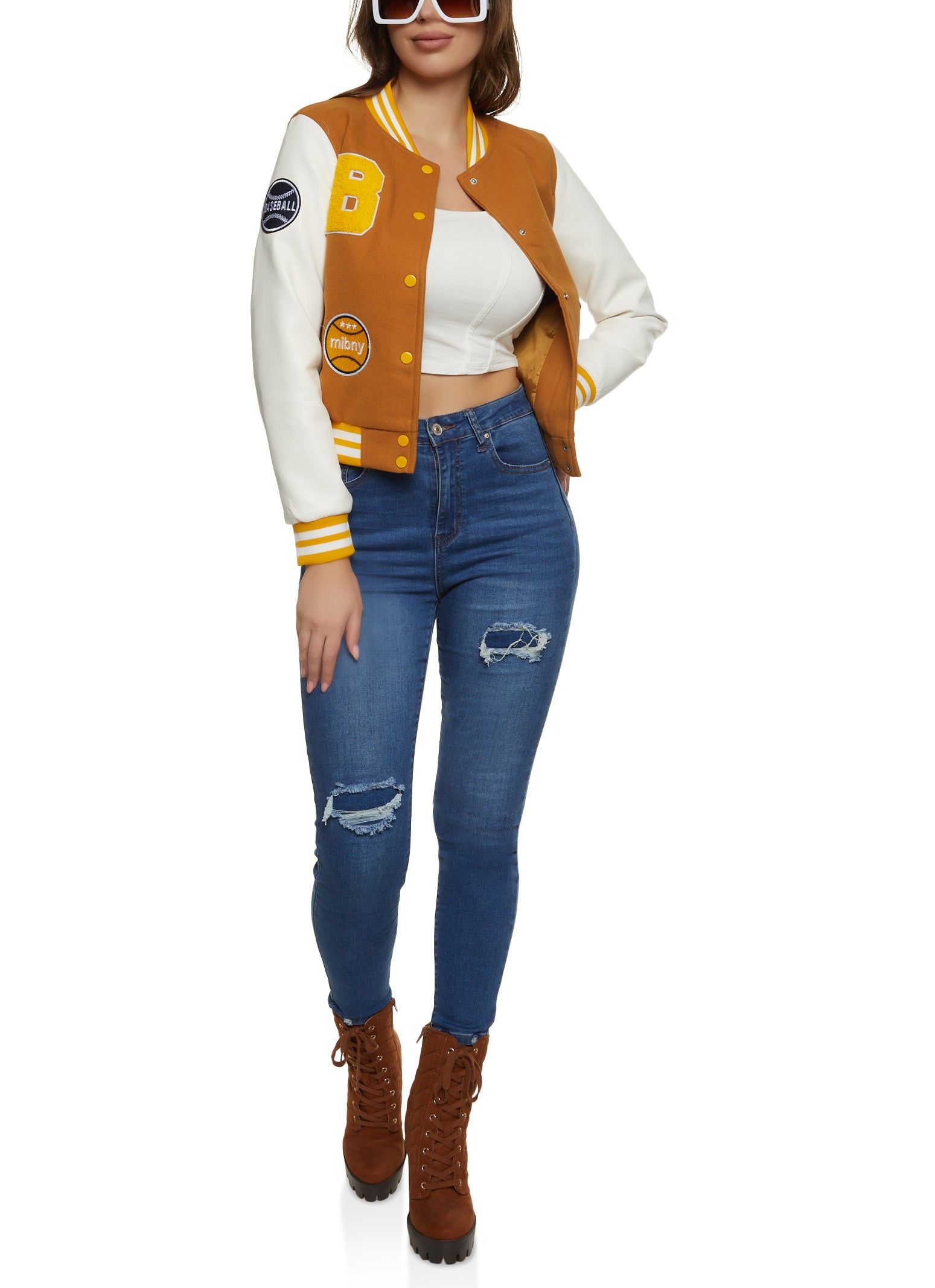 Chenille Patch Letterman Jacket sold by Rainbow product image thumbnail 2