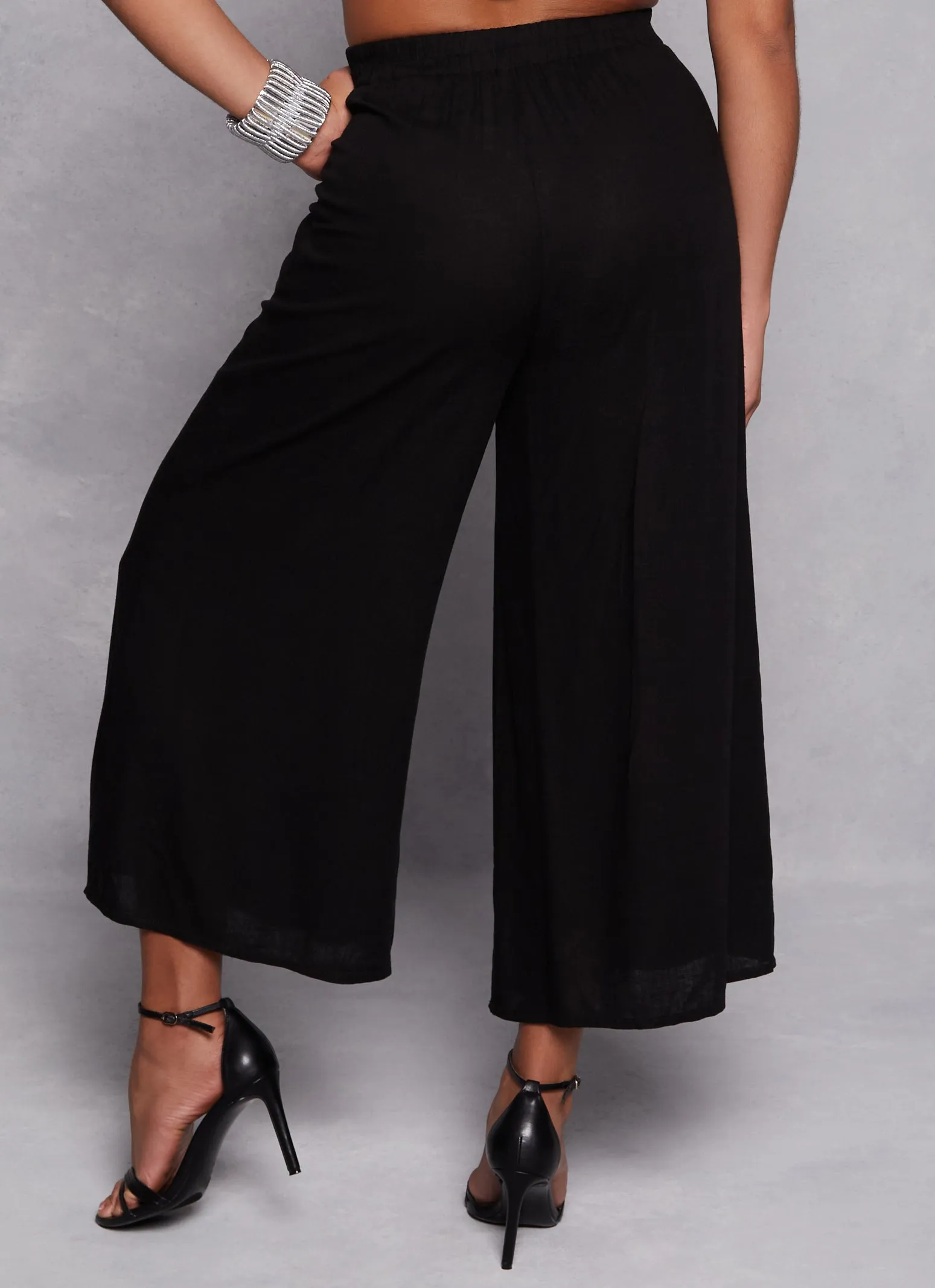 Linen High Waist Wide Leg Pants sold by Rainbow product image thumbnail 3