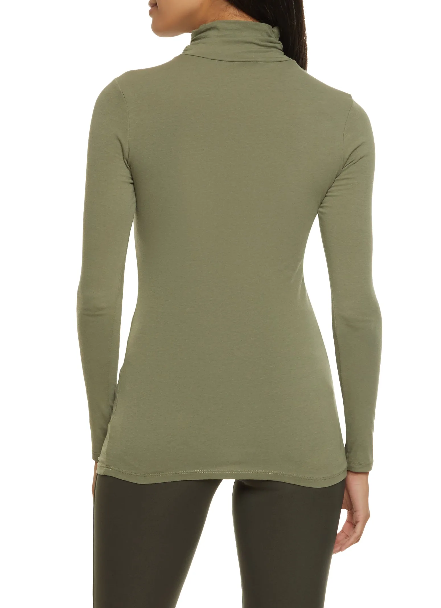Ruched Long Sleeve Turtleneck Top sold by Rainbow product image thumbnail 2