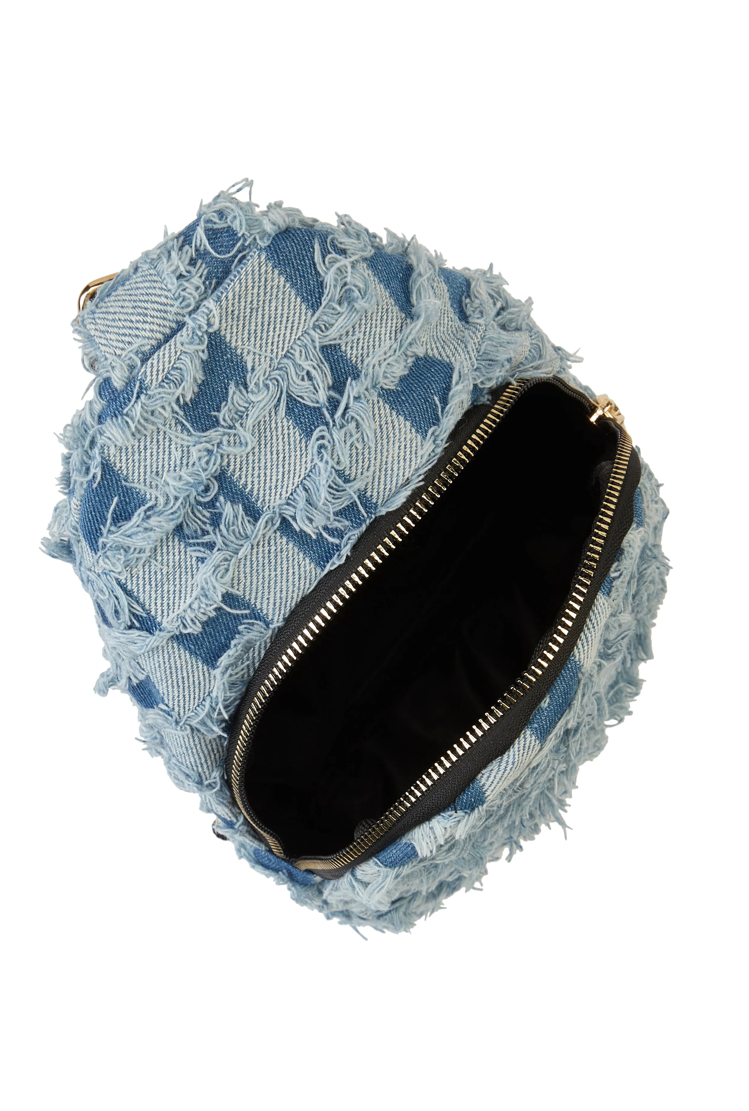 Denim Checkered Sling Backpack sold by Rainbow product image thumbnail 3