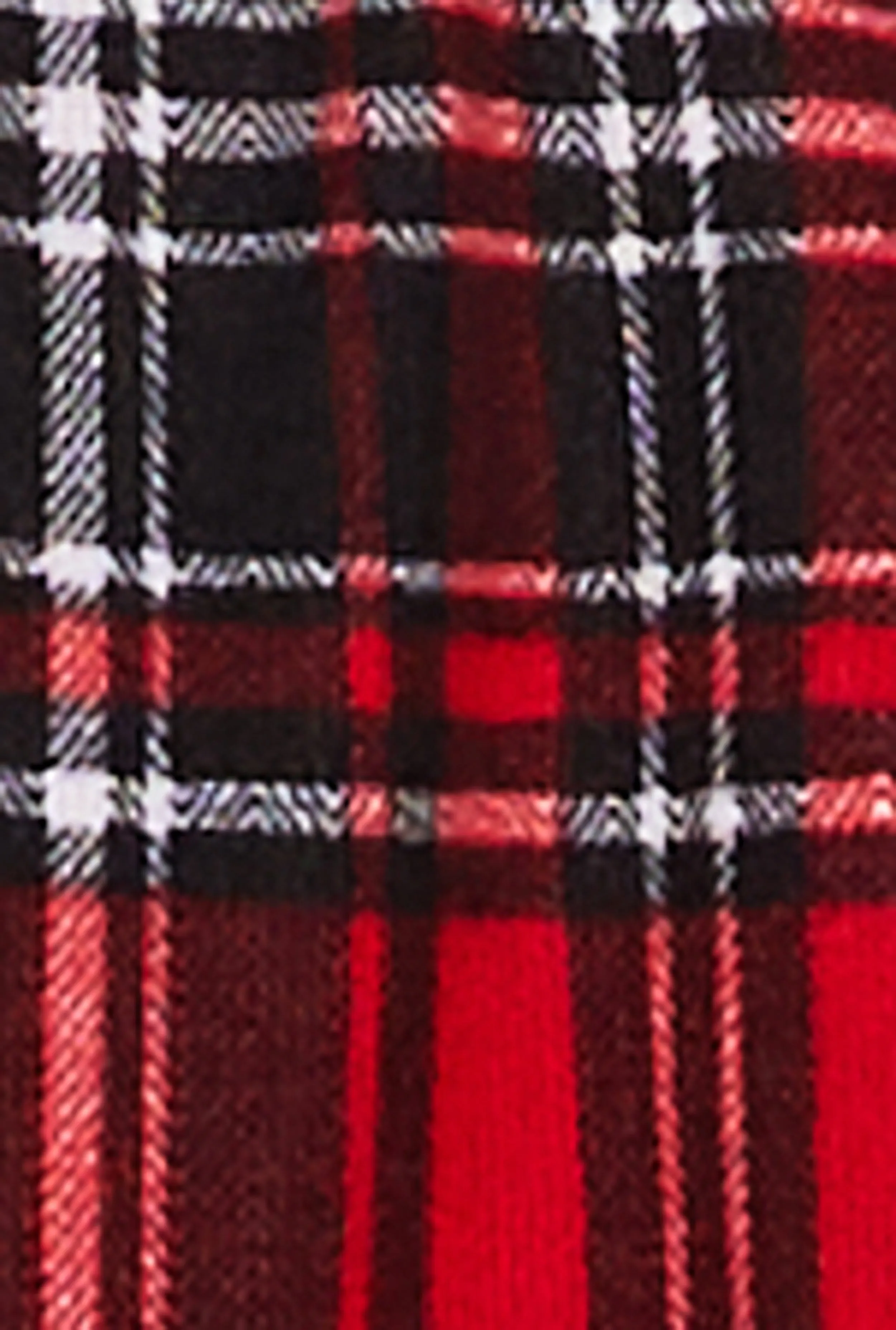 Plus Size Plaid Half Zip Shirt sold by Rainbow product image thumbnail 4