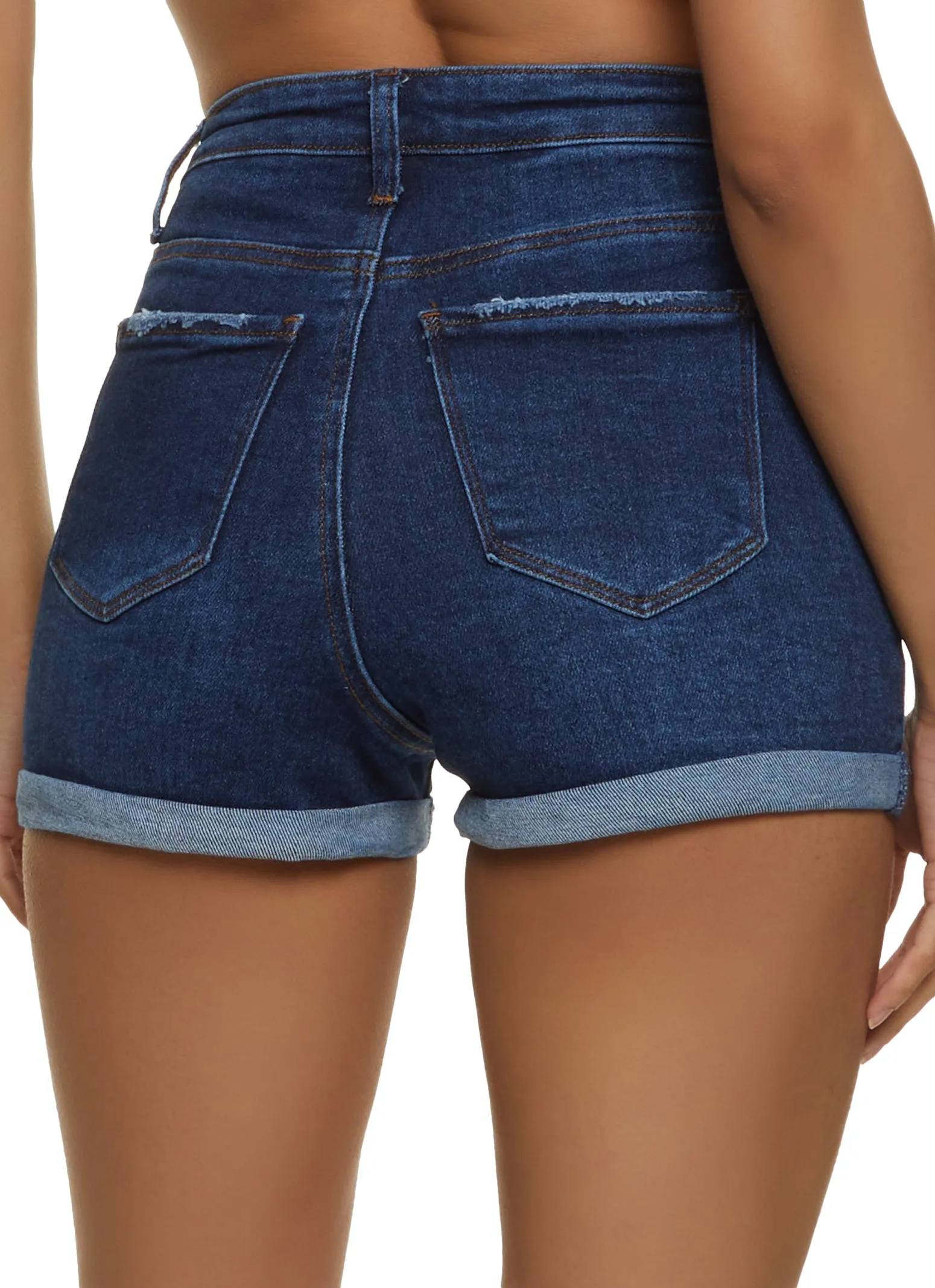 WAX Button Up Denim Shorts sold by Rainbow product image thumbnail 2