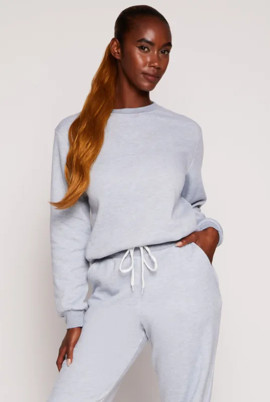 Ribbed Knit Pullover Sweatshirt sold by Rainbow