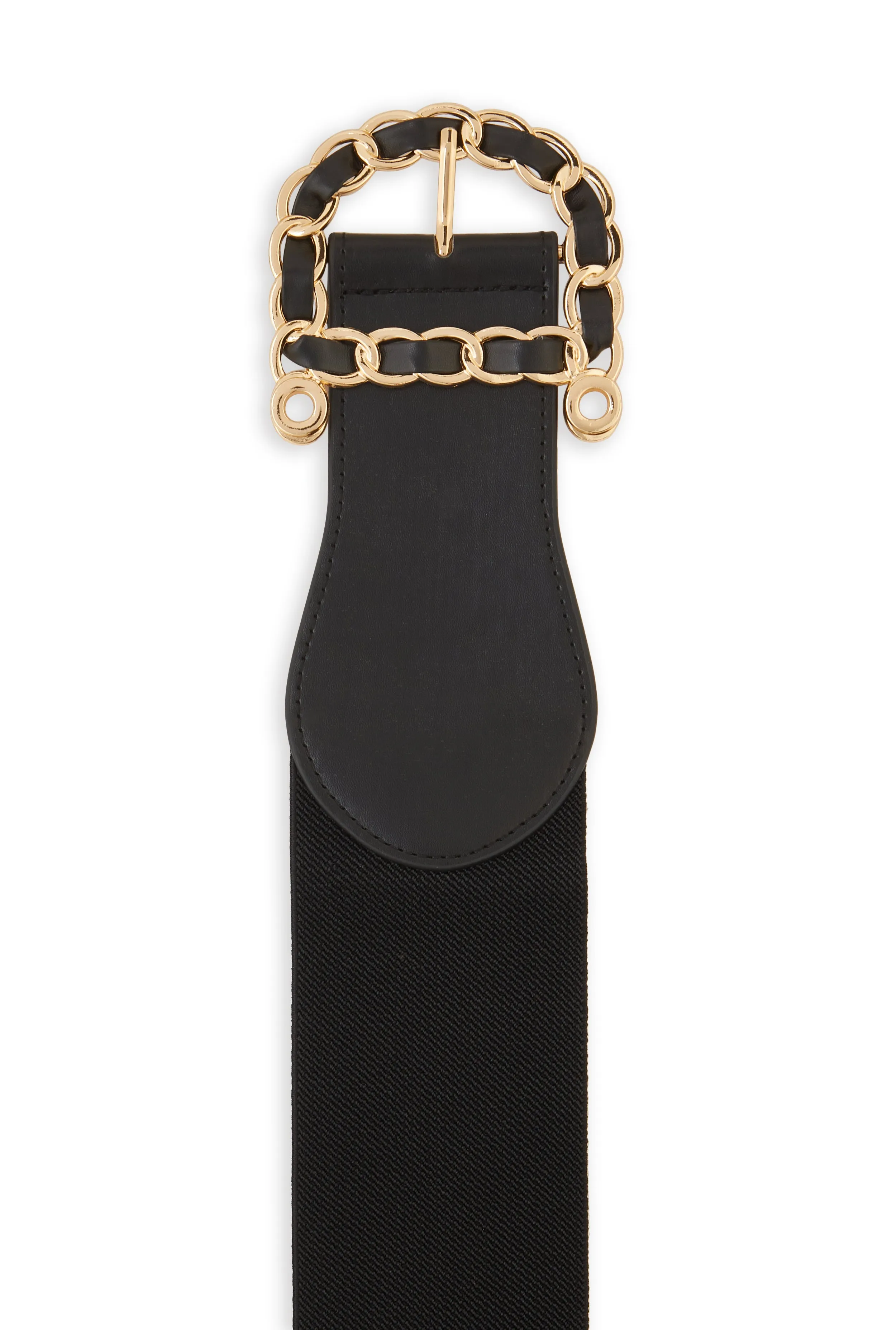 Plus Size Metallic Threaded Buckle Stretch Belt sold by Rainbow product image thumbnail 3