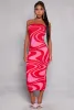 Swirl Print Tube Sweater Dress sold by Rainbow