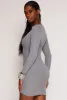Ribbed Knit Long Sleeve Sweater Dress sold by Rainbow