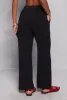 Airy Crepe Knit Cargo Wide Leg Pants sold by Rainbow