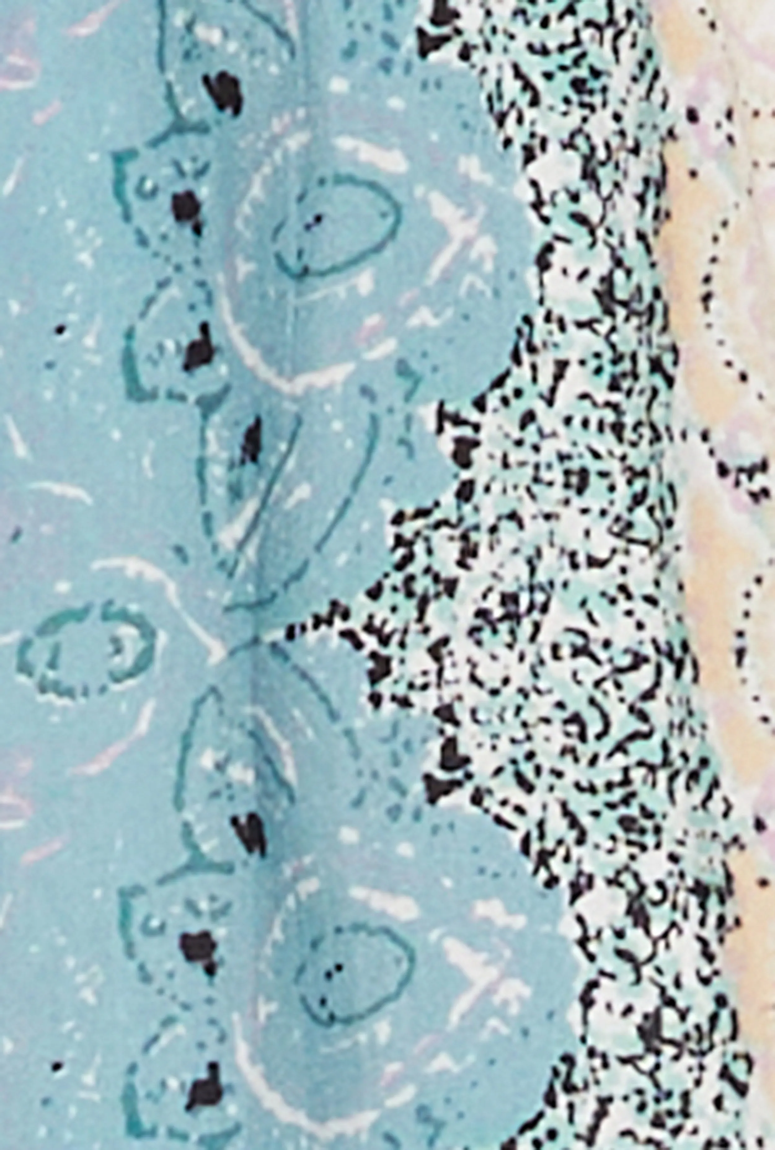 Plus Size Border Print Boho Top sold by Rainbow product image thumbnail 4