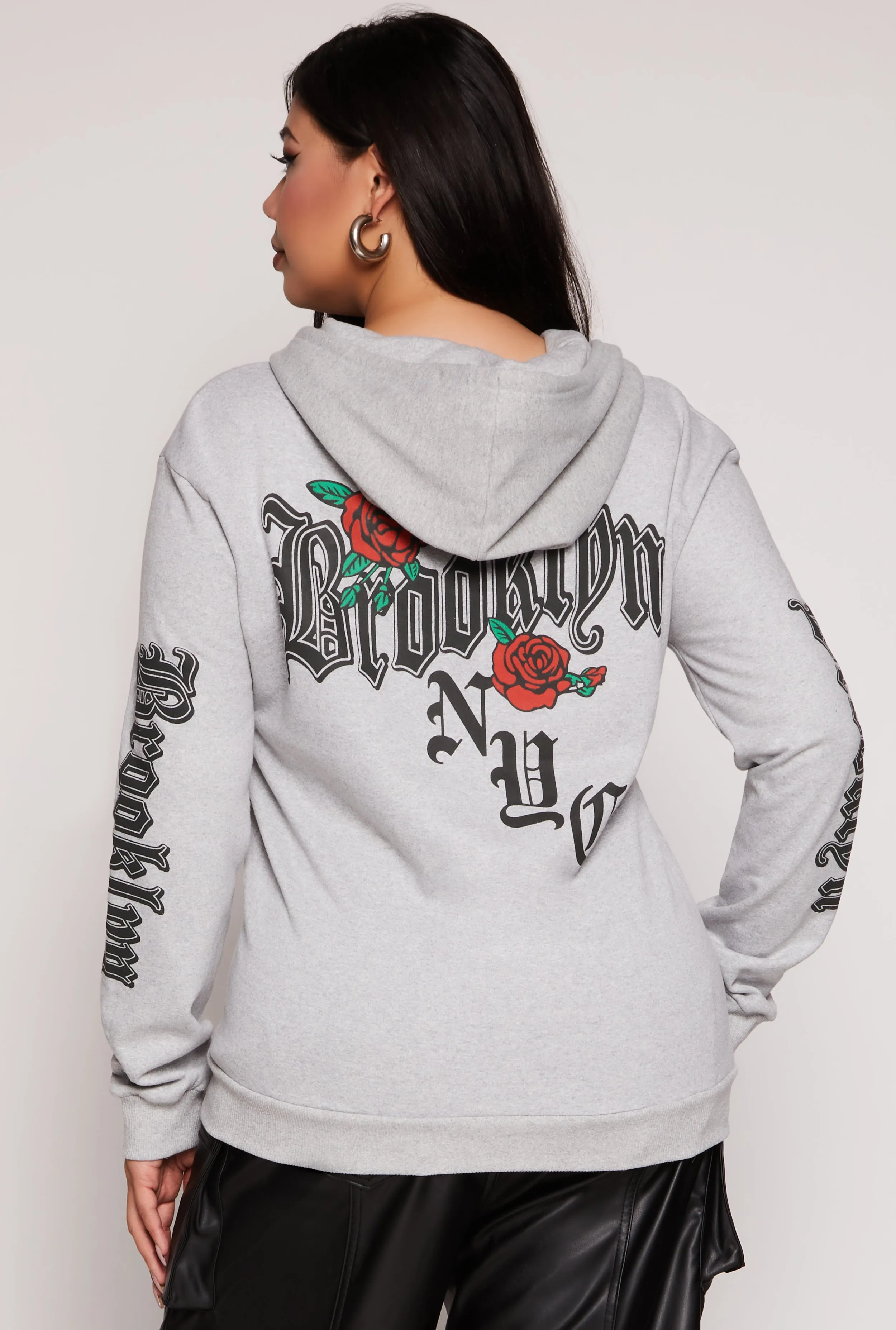 Plus Size Brooklyn New York City Hoodie sold by Rainbow product image thumbnail 3